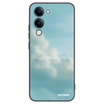 Picasee Μαύρη θήκη σιλικόνης για Vivo Y29s 5G - CHASiNG LIGHT
