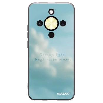Picasee Μαύρη θήκη σιλικόνης για Honor Magic8 Lite 5G - CHASiNG LIGHT