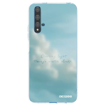 Picasee διαφανής θήκη σιλικόνης Huawei Nova 5T - CHASiNG LIGHT
