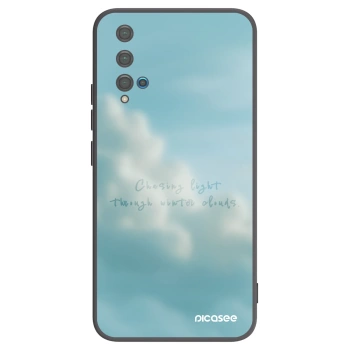 Picasee Μαύρη θήκη σιλικόνης για Huawei Nova 5T - CHASiNG LIGHT