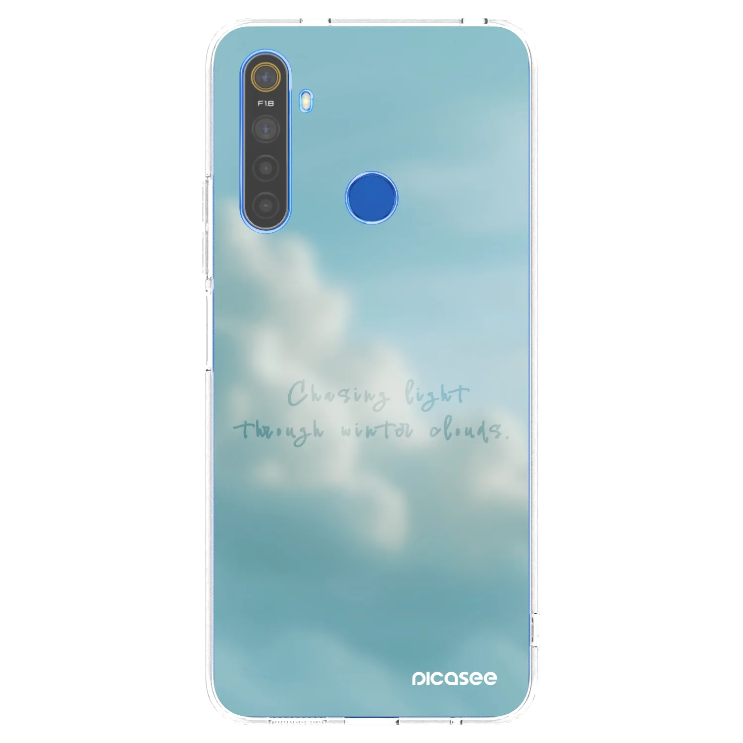 Picasee διαφανής θήκη σιλικόνης Realme 5 - CHASiNG LIGHT