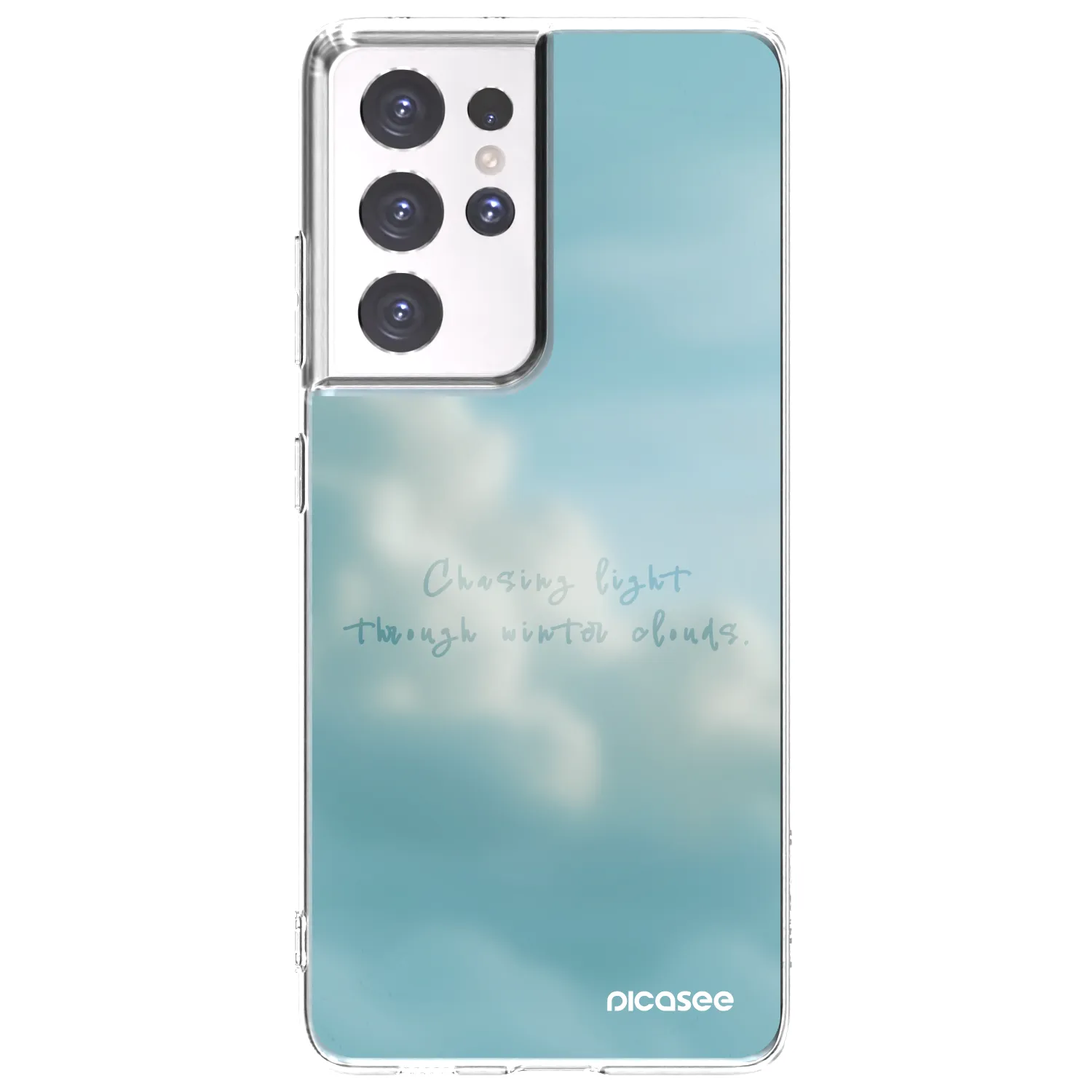 Picasee διαφανής θήκη σιλικόνης Samsung Galaxy S21 Ultra 5G G998B - CHASiNG LIGHT