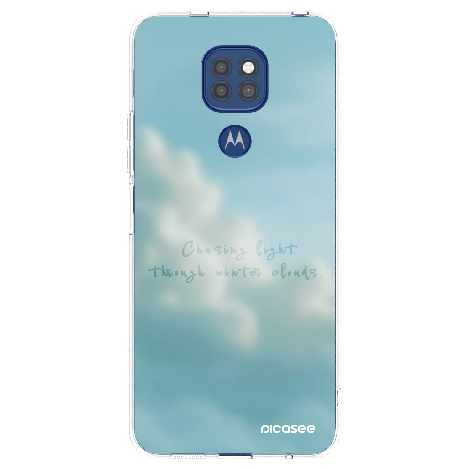 Picasee διαφανής θήκη σιλικόνης Motorola Moto G9 Play - CHASiNG LIGHT
