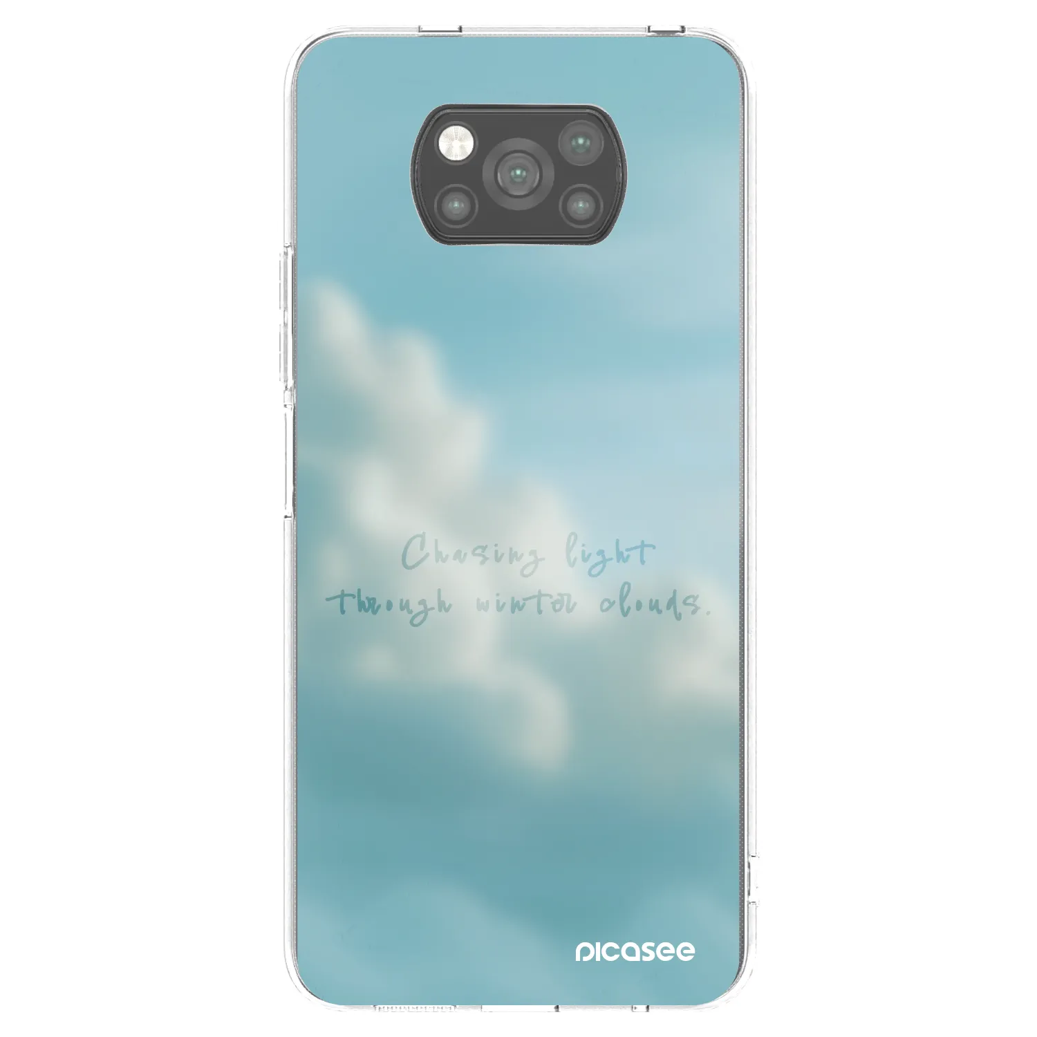 Picasee Μαύρη θήκη σιλικόνης για Xiaomi Poco X3 Pro - CHASiNG LIGHT