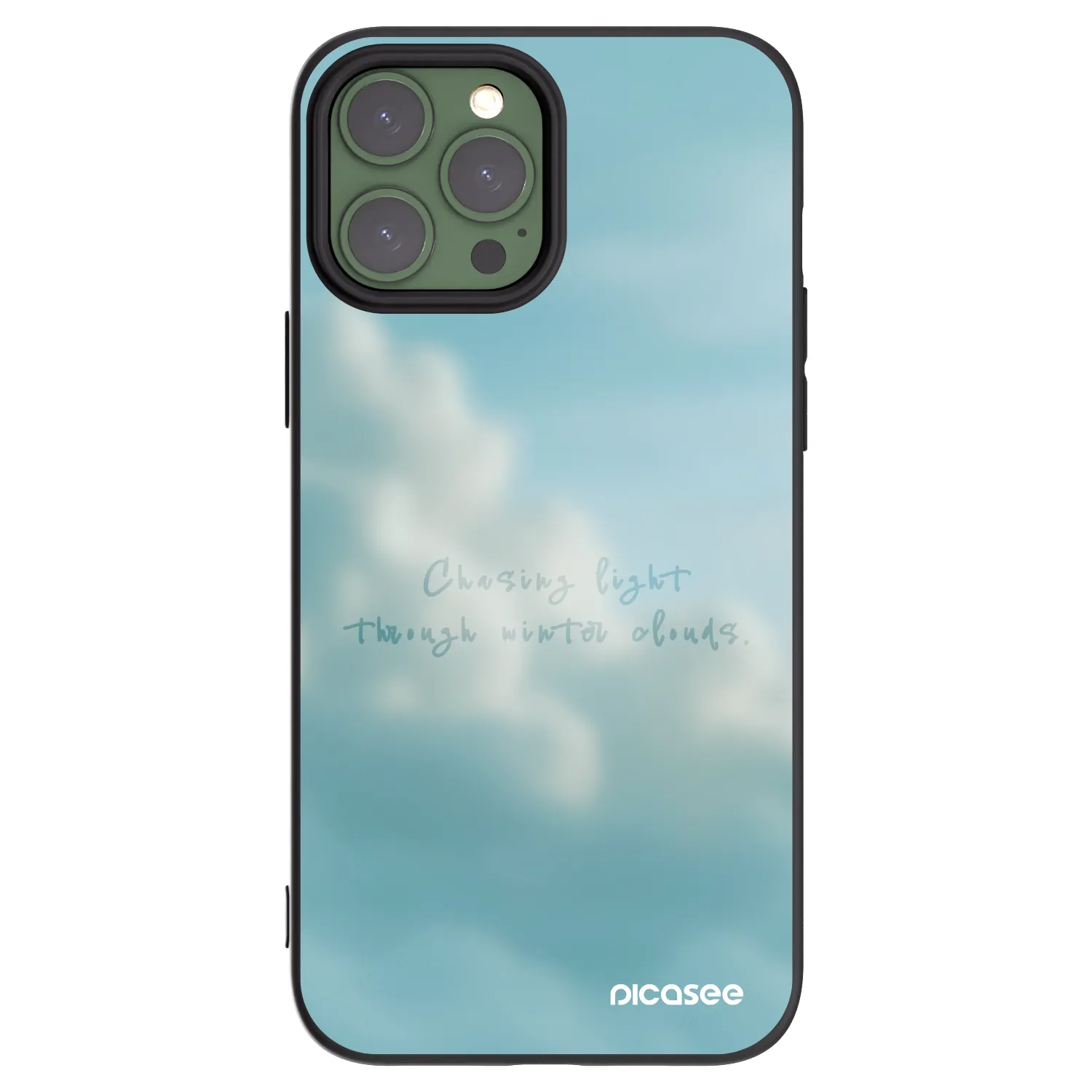 Picasee Μαύρη θήκη σιλικόνης για Apple iPhone 13 Pro Max - CHASiNG LIGHT