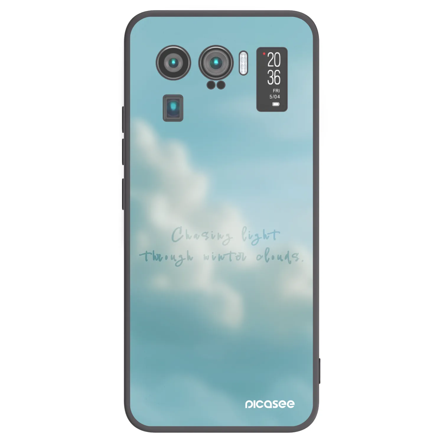 Picasee Μαύρη θήκη σιλικόνης για Xiaomi Mi 11 Ultra - CHASiNG LIGHT