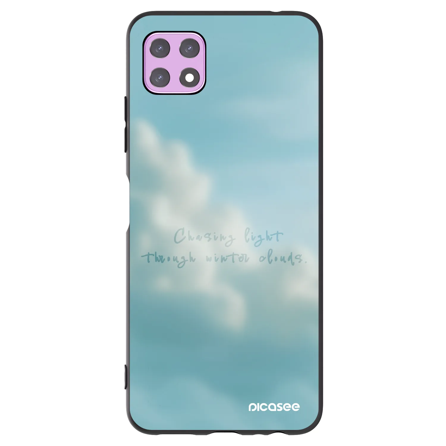 Picasee Μαύρη θήκη σιλικόνης για Samsung Galaxy A22 A226B 5G - CHASiNG LIGHT