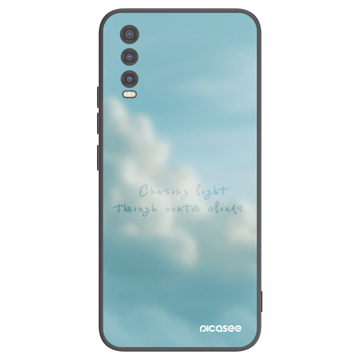 Picasee Μαύρη θήκη σιλικόνης για Vivo Y20s - CHASiNG LIGHT