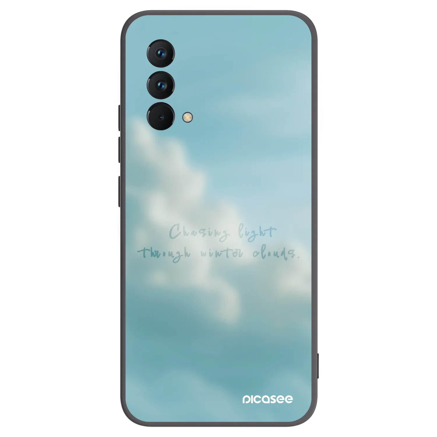 Picasee Μαύρη θήκη σιλικόνης για Realme GT Master Edition 5G - CHASiNG LIGHT