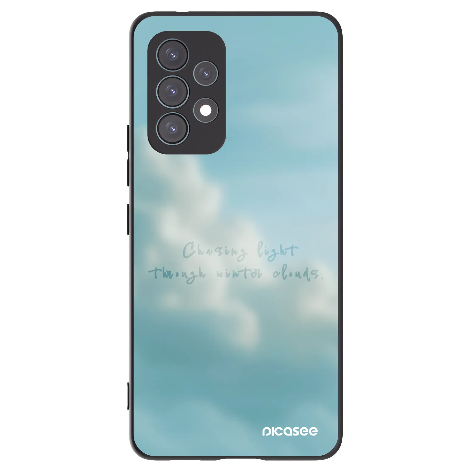 Picasee Μαύρη θήκη σιλικόνης για Samsung Galaxy A53 5G A536 - CHASiNG LIGHT