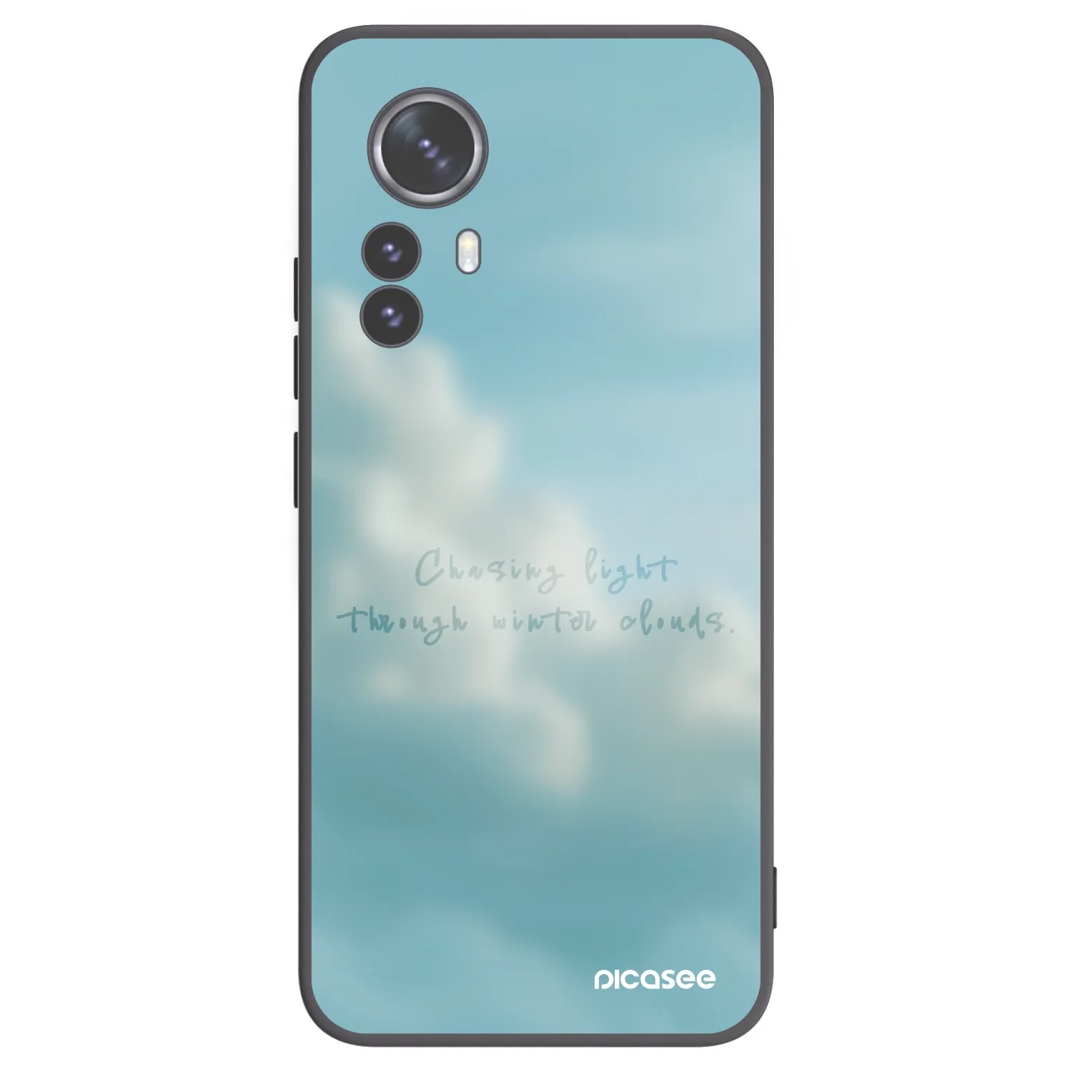 Picasee Μαύρη θήκη σιλικόνης για Xiaomi 12 Pro - CHASiNG LIGHT