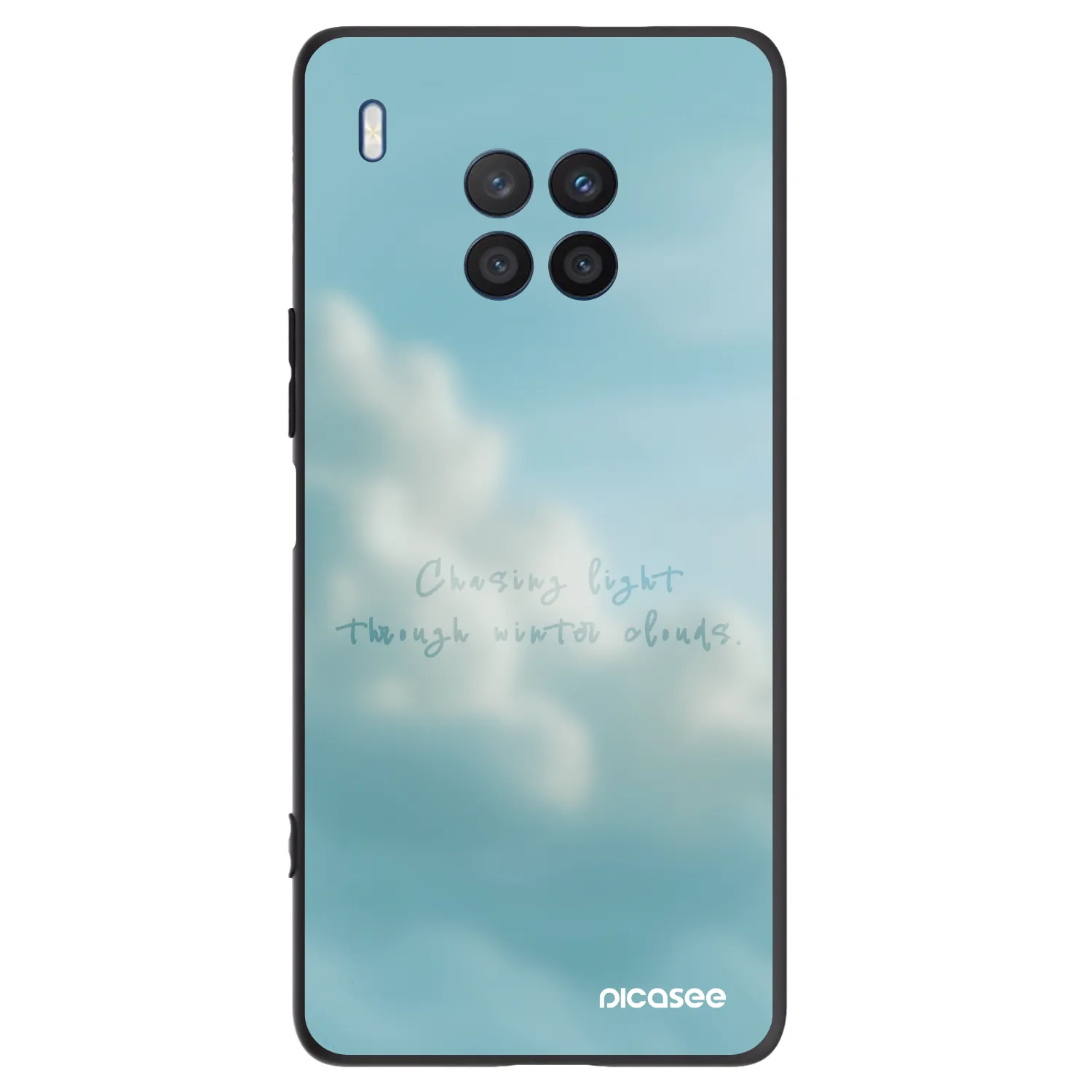 Picasee Μαύρη θήκη σιλικόνης για Honor 50 Lite - CHASiNG LIGHT