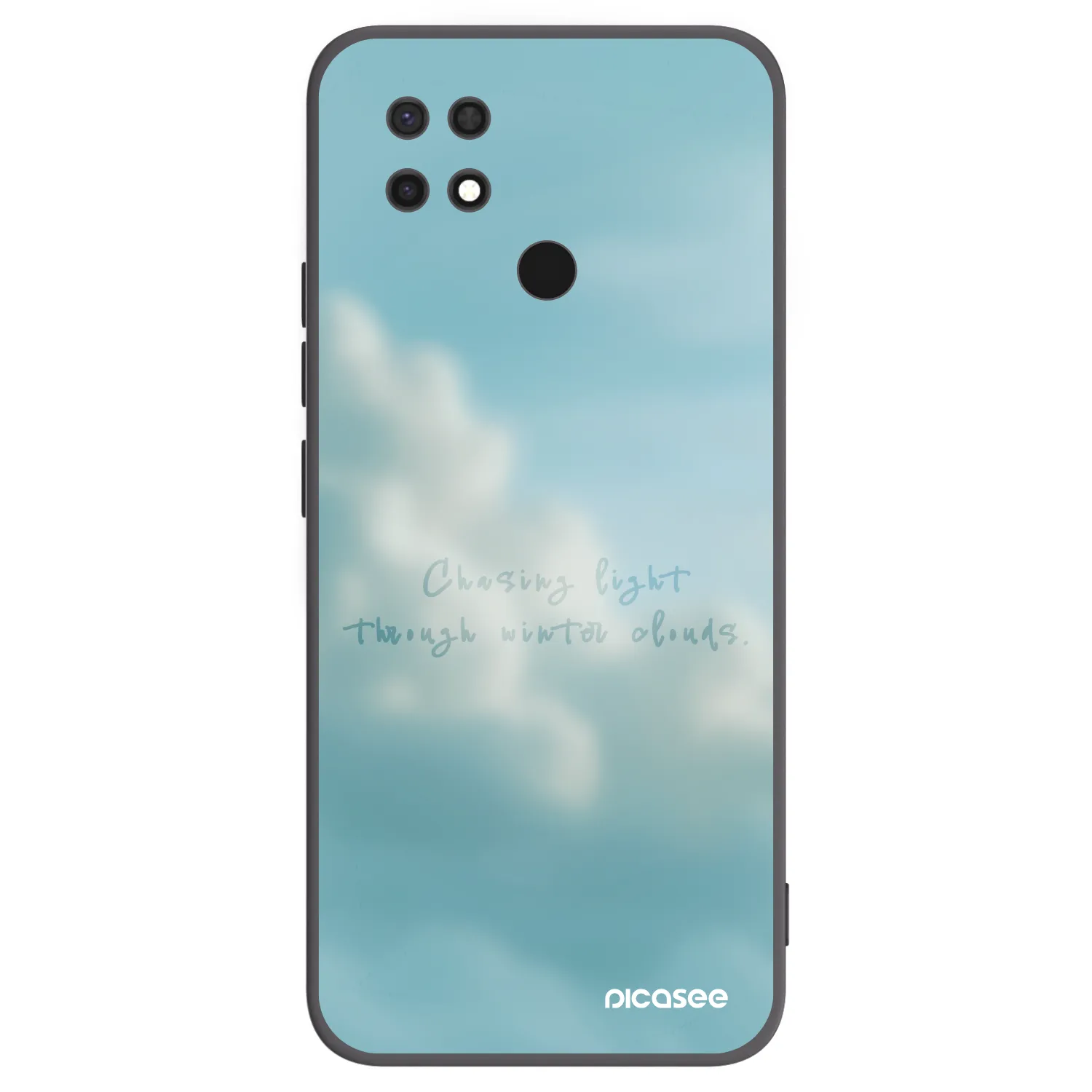 Picasee Μαύρη θήκη σιλικόνης για Xiaomi Redmi 10C - CHASiNG LIGHT