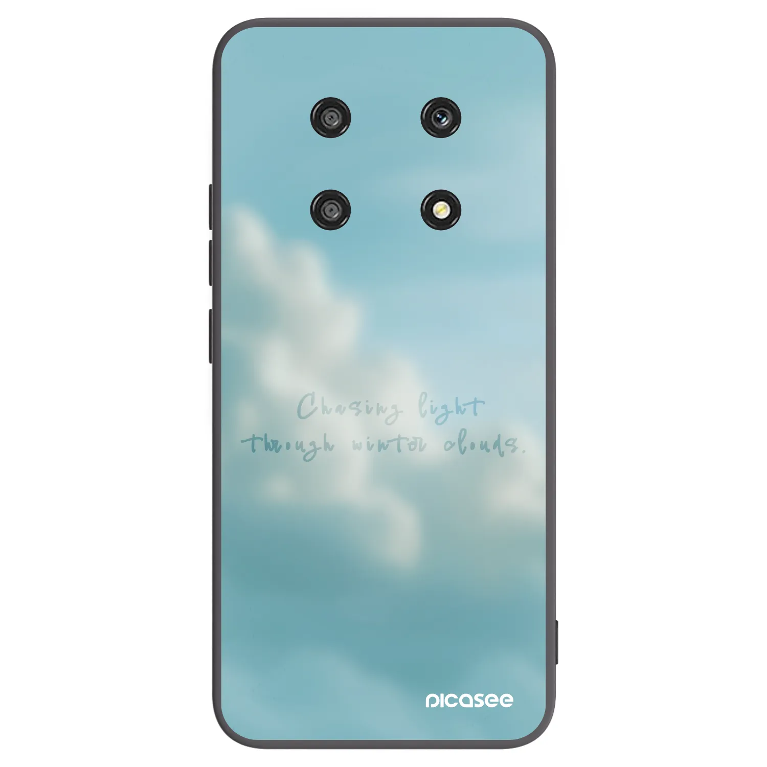 Picasee Μαύρη θήκη σιλικόνης για Honor Magic4 Lite 5G - CHASiNG LIGHT
