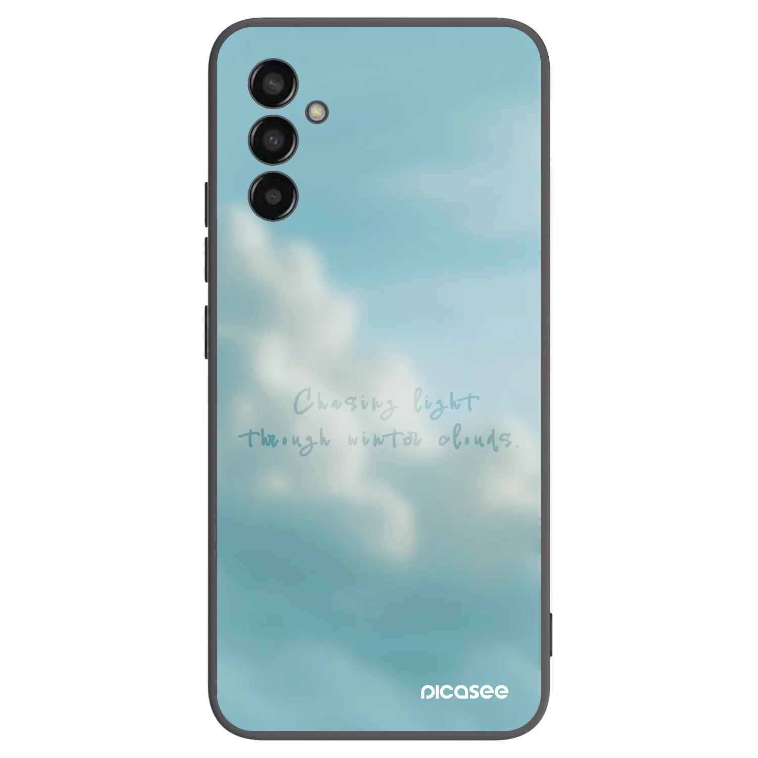Picasee Μαύρη θήκη σιλικόνης για Samsung Galaxy M13 M135F - CHASiNG LIGHT