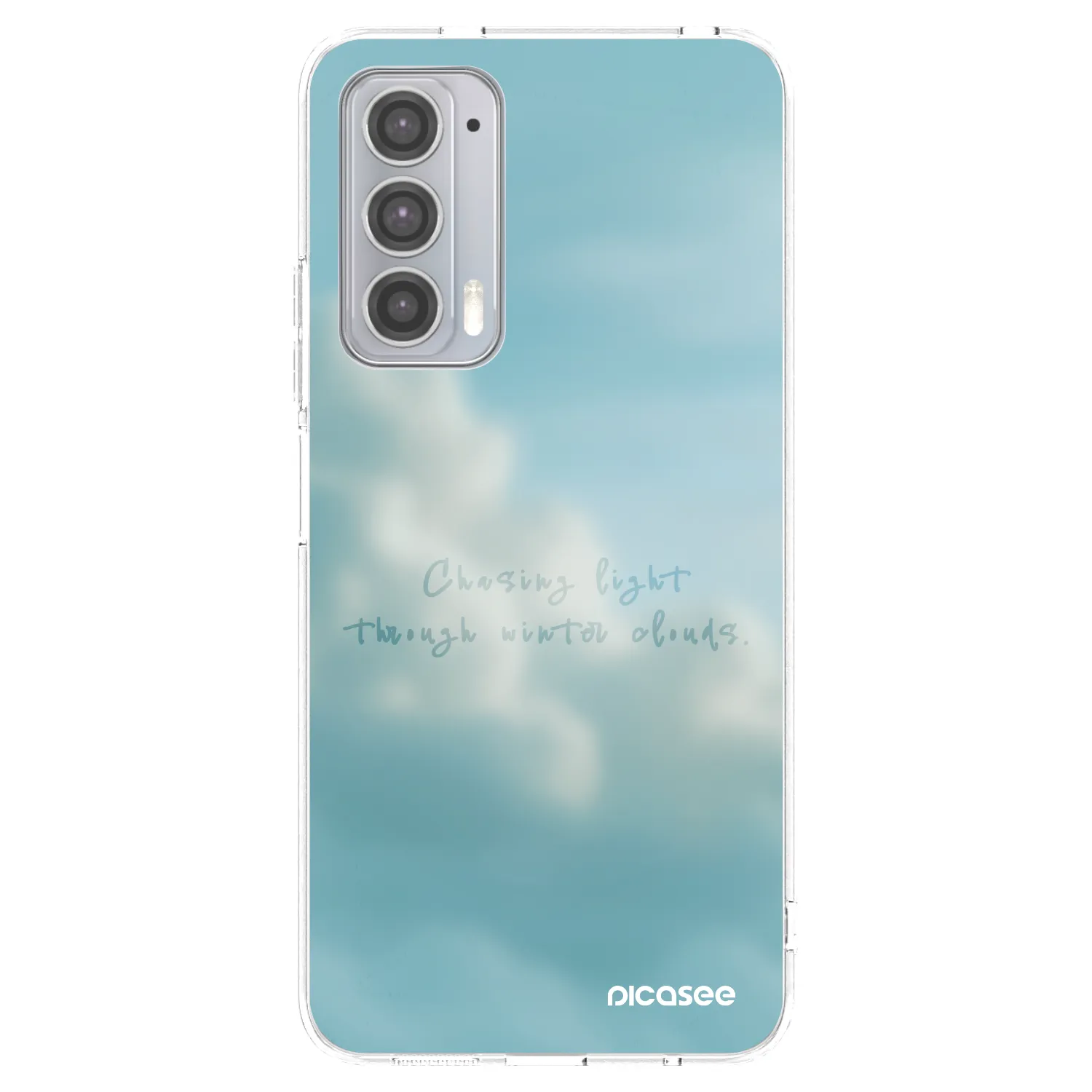 Picasee διαφανής θήκη σιλικόνης Motorola Edge 20 - CHASiNG LIGHT