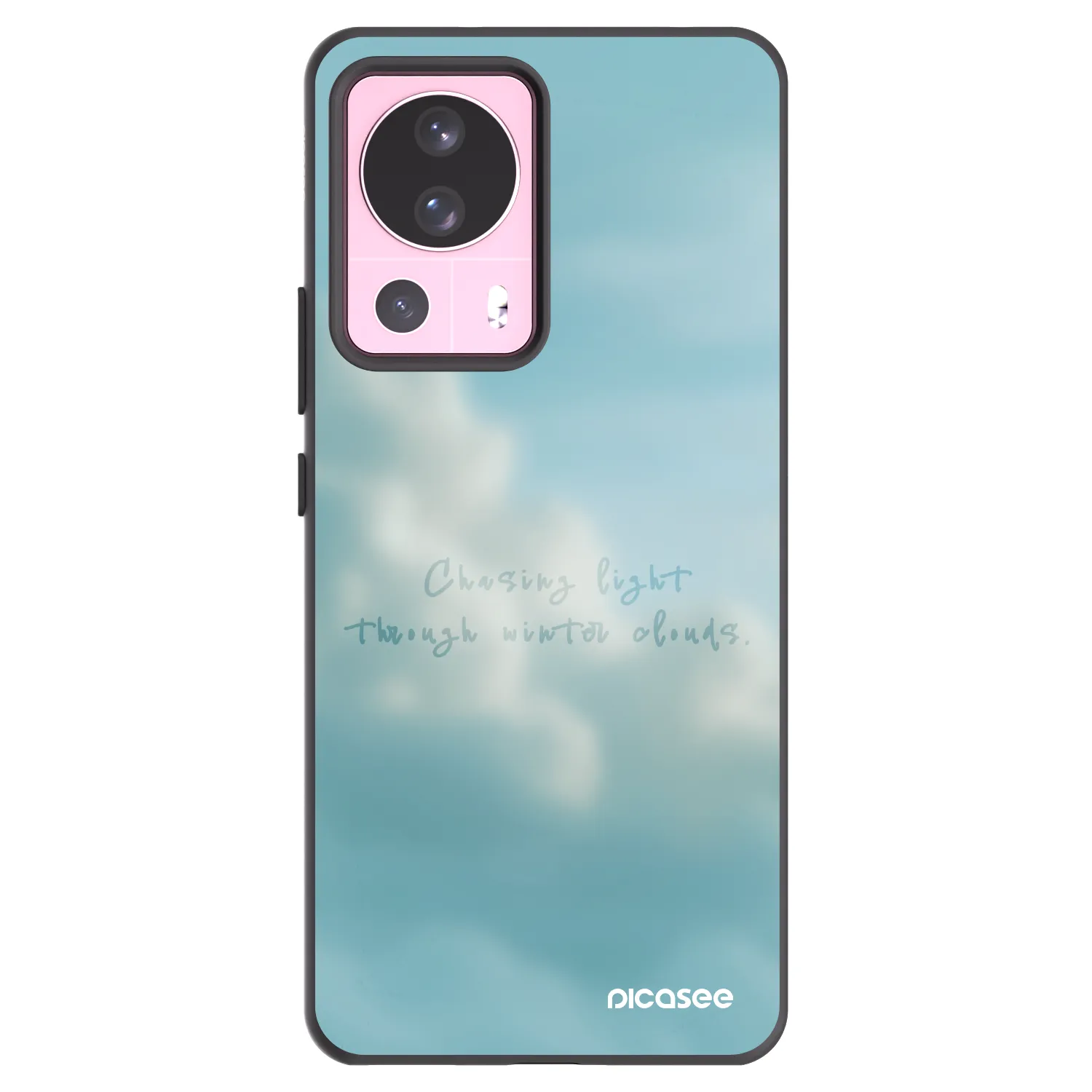 Picasee Μαύρη θήκη σιλικόνης για Xiaomi 13 Lite - CHASiNG LIGHT