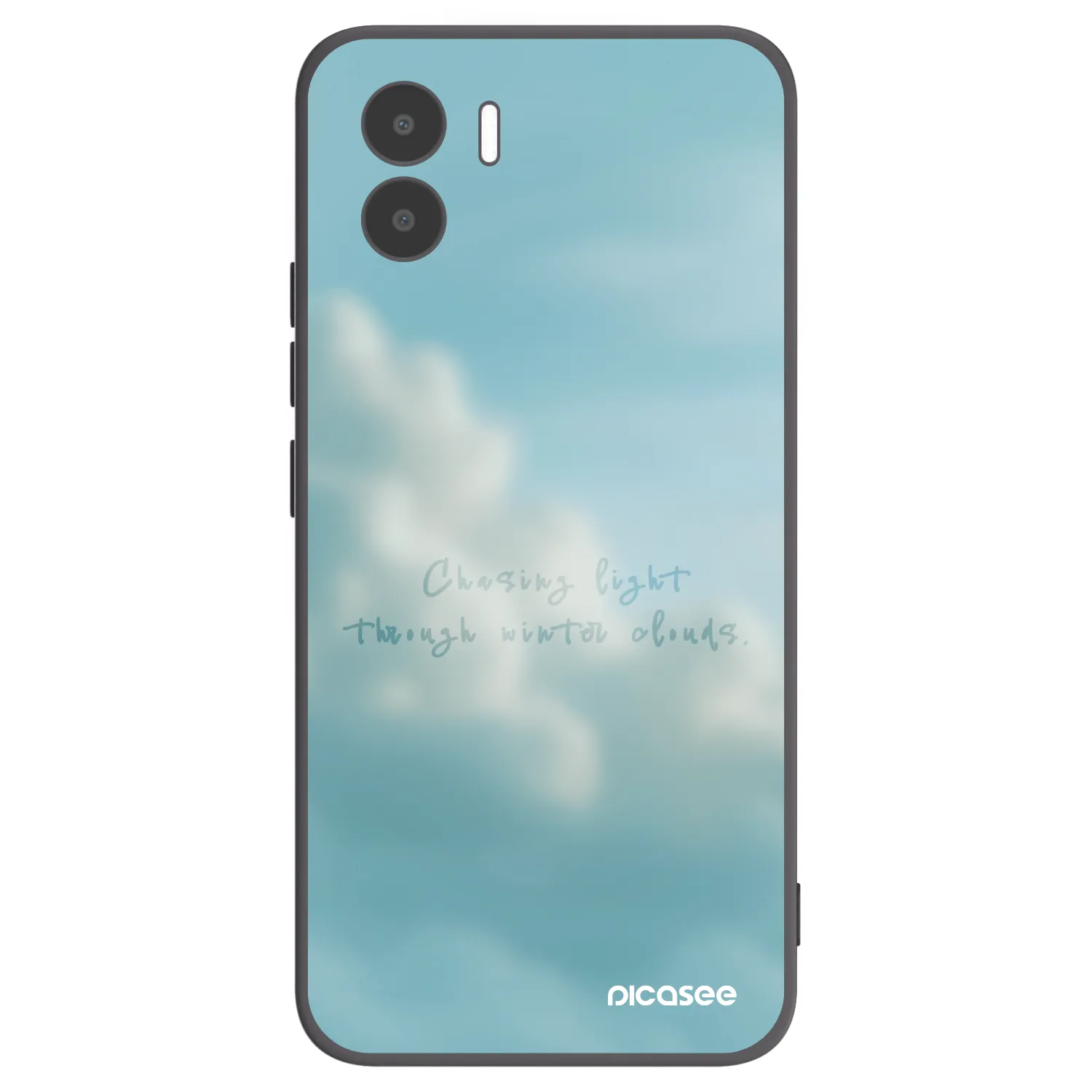 Picasee Μαύρη θήκη σιλικόνης για Xiaomi Redmi A2 - CHASiNG LIGHT