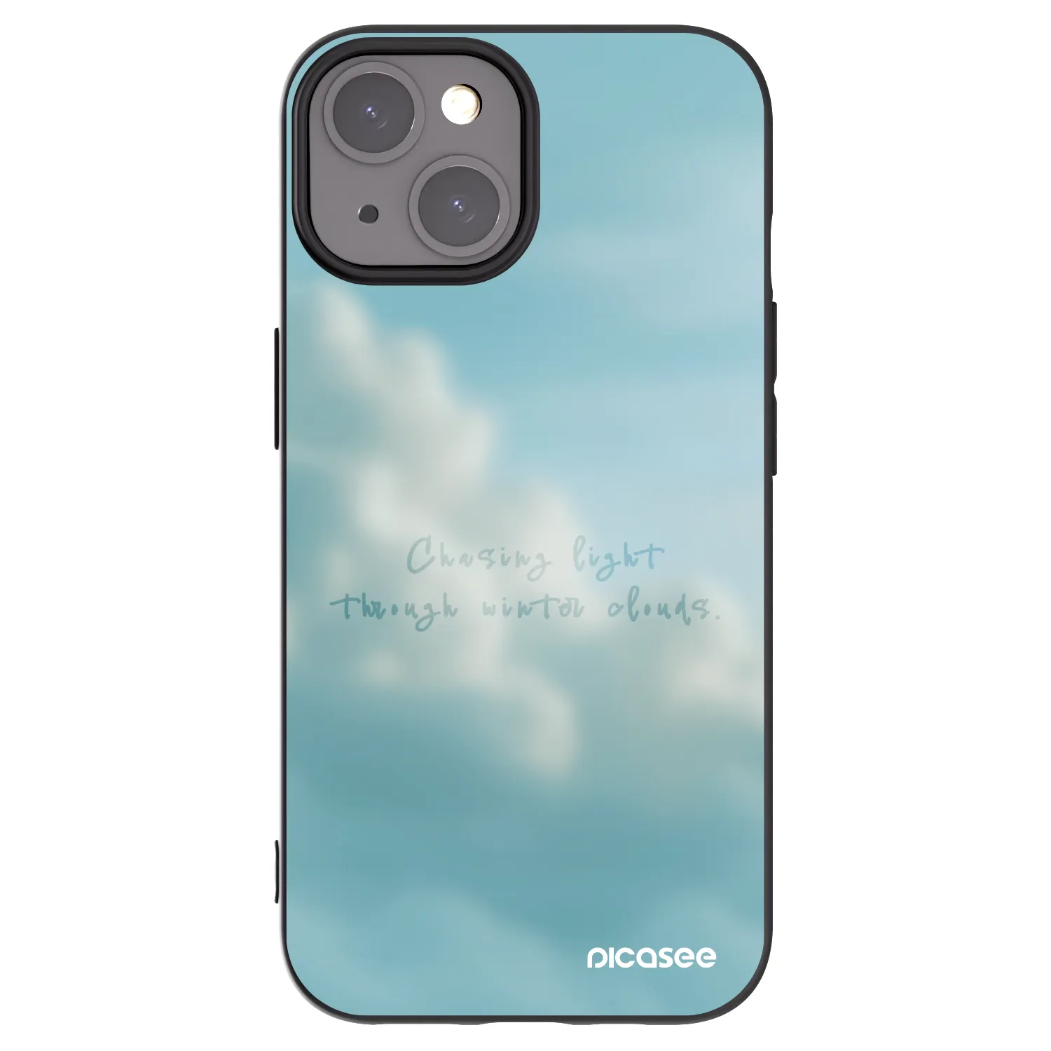 Picasee Μαύρη θήκη σιλικόνης για Apple iPhone 15 - CHASiNG LIGHT