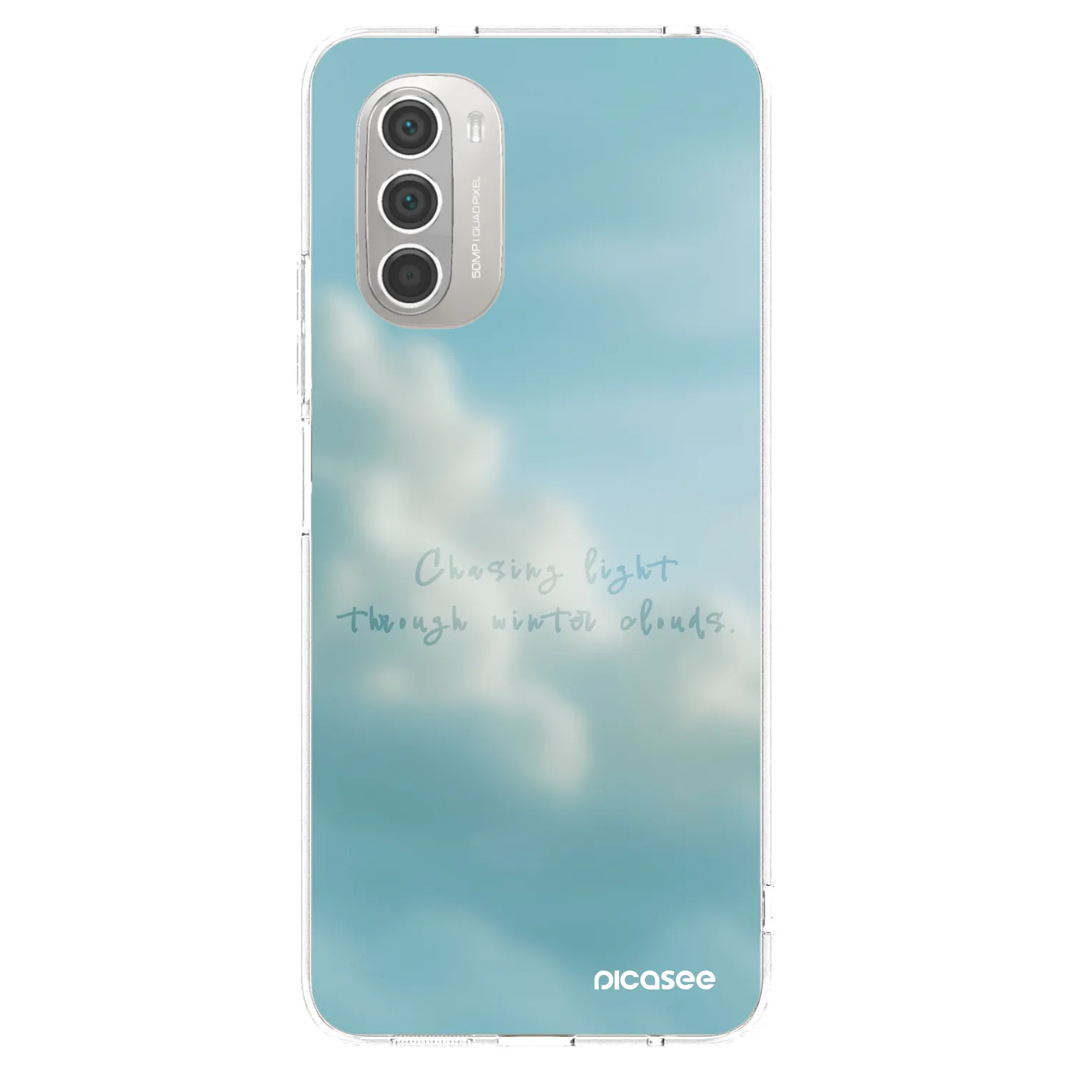 Picasee διαφανής θήκη σιλικόνης Motorola Moto G51 - CHASiNG LIGHT