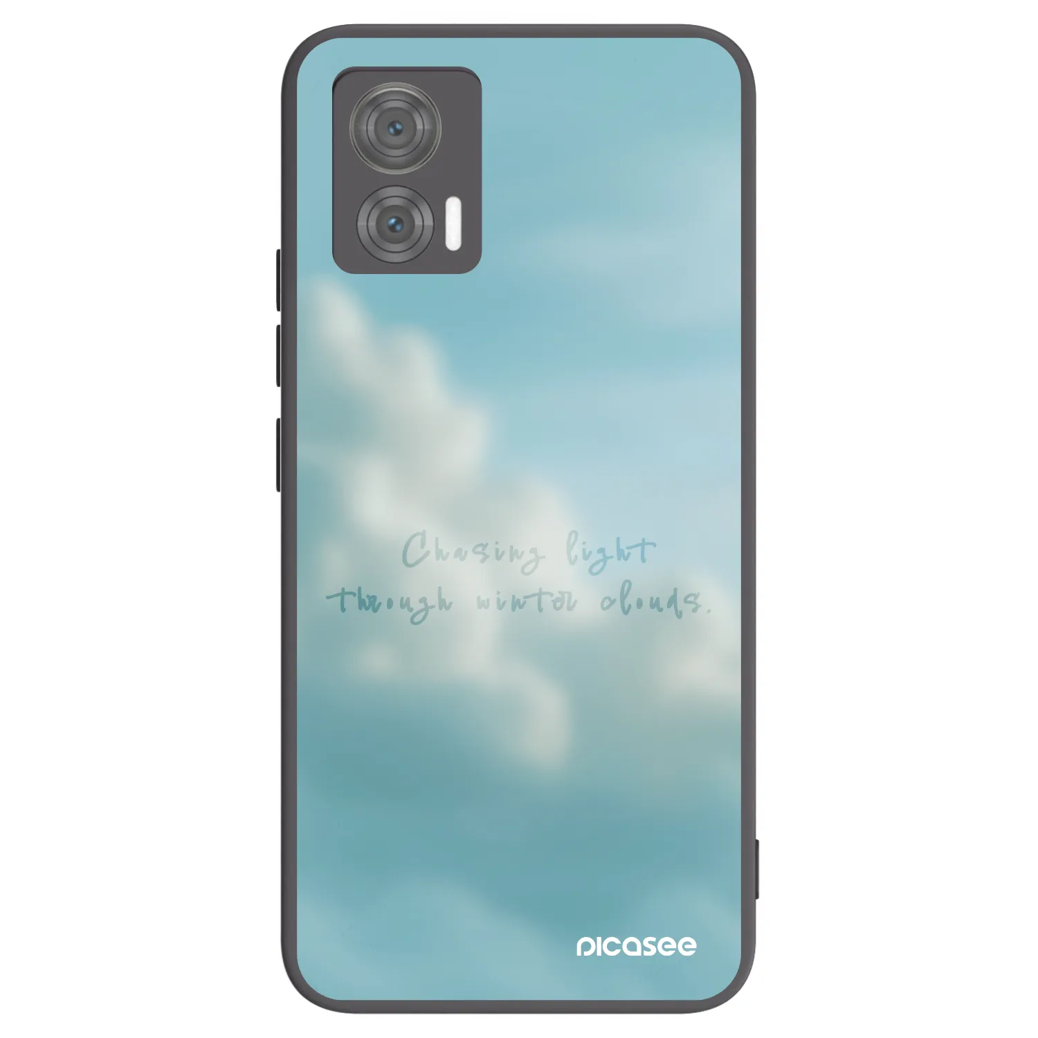 Picasee Μαύρη θήκη σιλικόνης για Motorola Edge 30 Neo - CHASiNG LIGHT