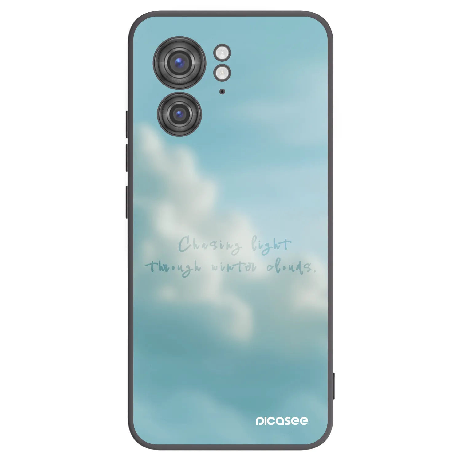 Picasee Μαύρη θήκη σιλικόνης για Motorola Edge 40 - CHASiNG LIGHT