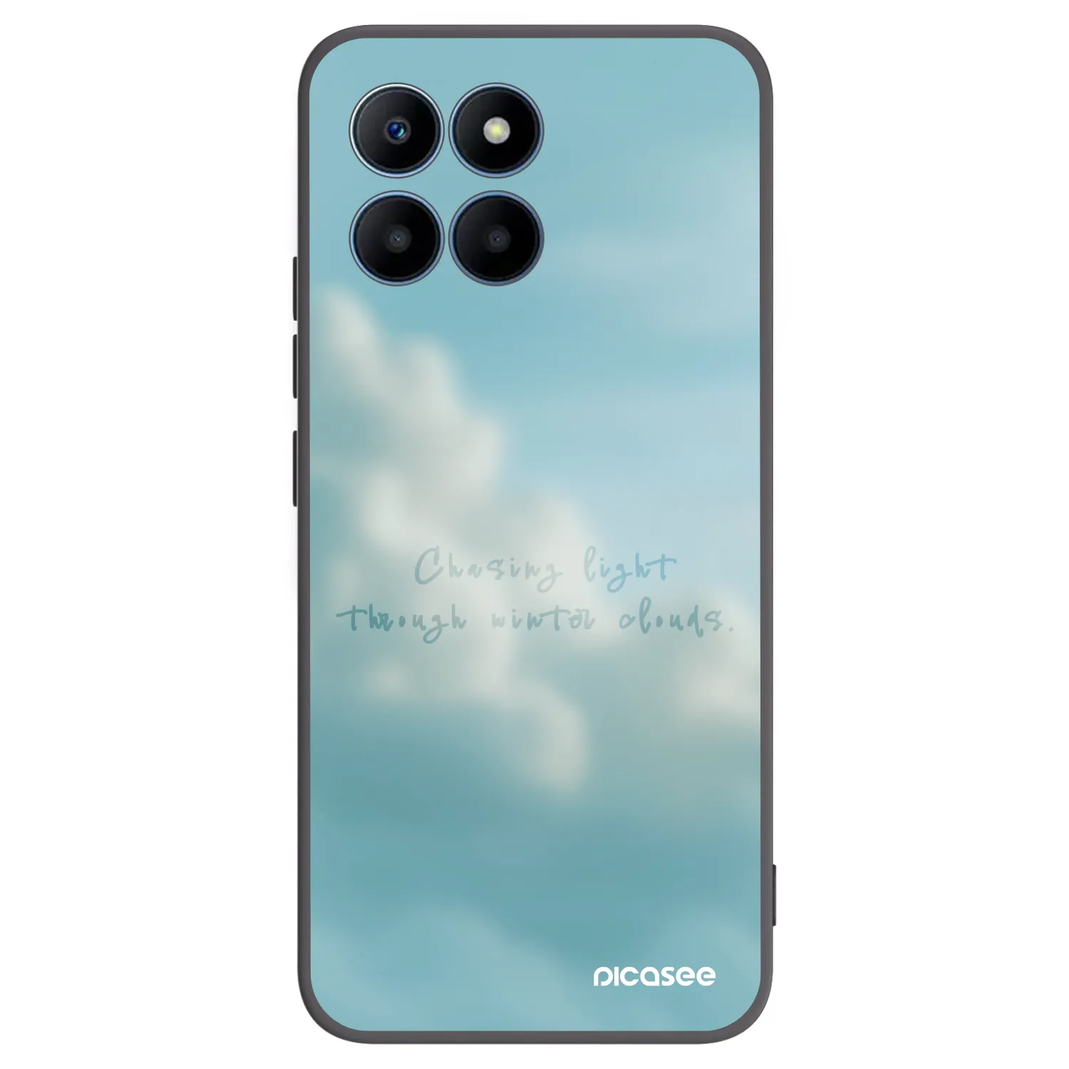 Picasee Μαύρη θήκη σιλικόνης για Honor 70 Lite - CHASiNG LIGHT