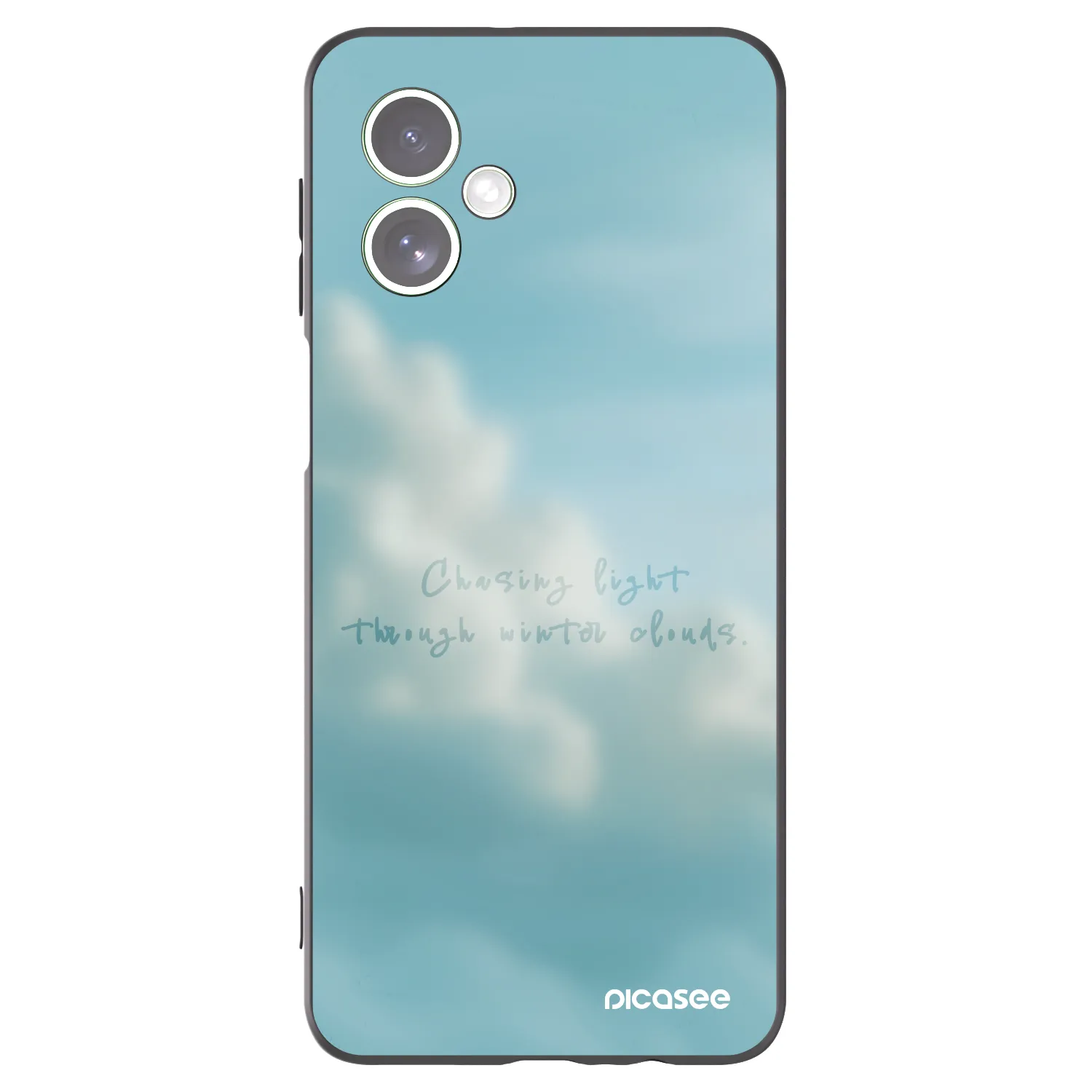 Picasee Μαύρη θήκη σιλικόνης για Motorola Moto G54 5G - CHASiNG LIGHT