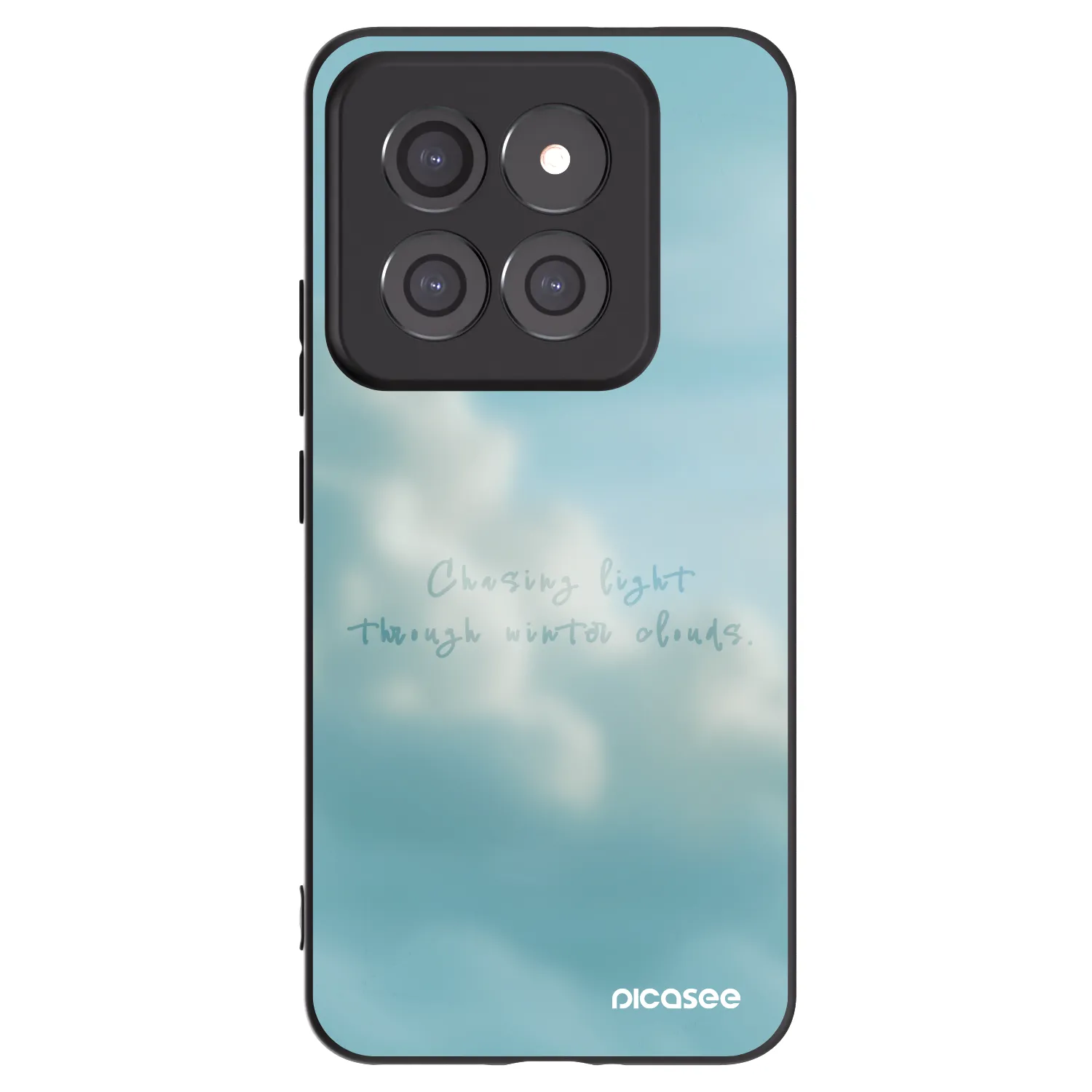 Picasee Μαύρη θήκη σιλικόνης για Xiaomi 14 Pro - CHASiNG LIGHT