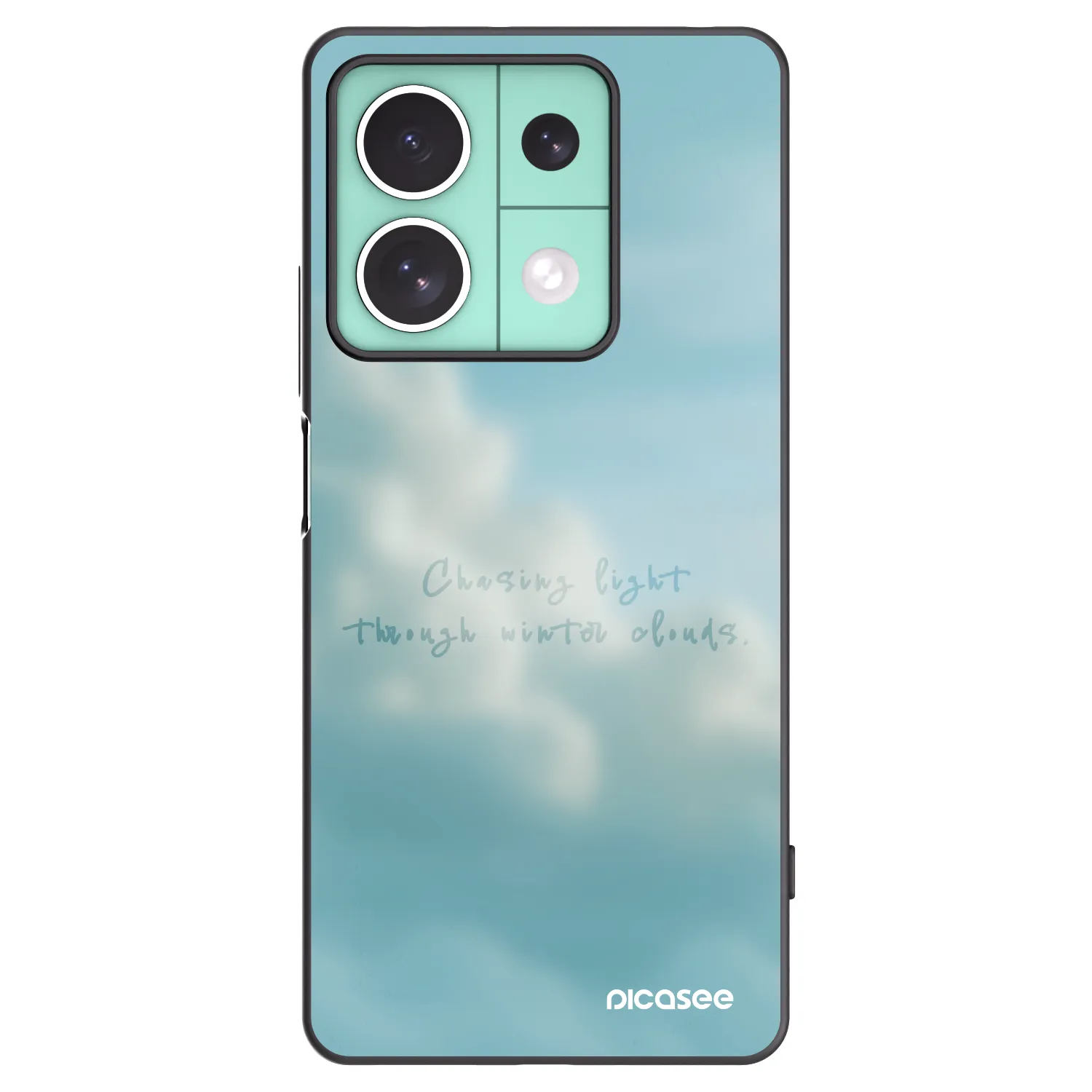 Picasee Μαύρη θήκη σιλικόνης για Xiaomi Redmi Note 13 5G - CHASiNG LIGHT