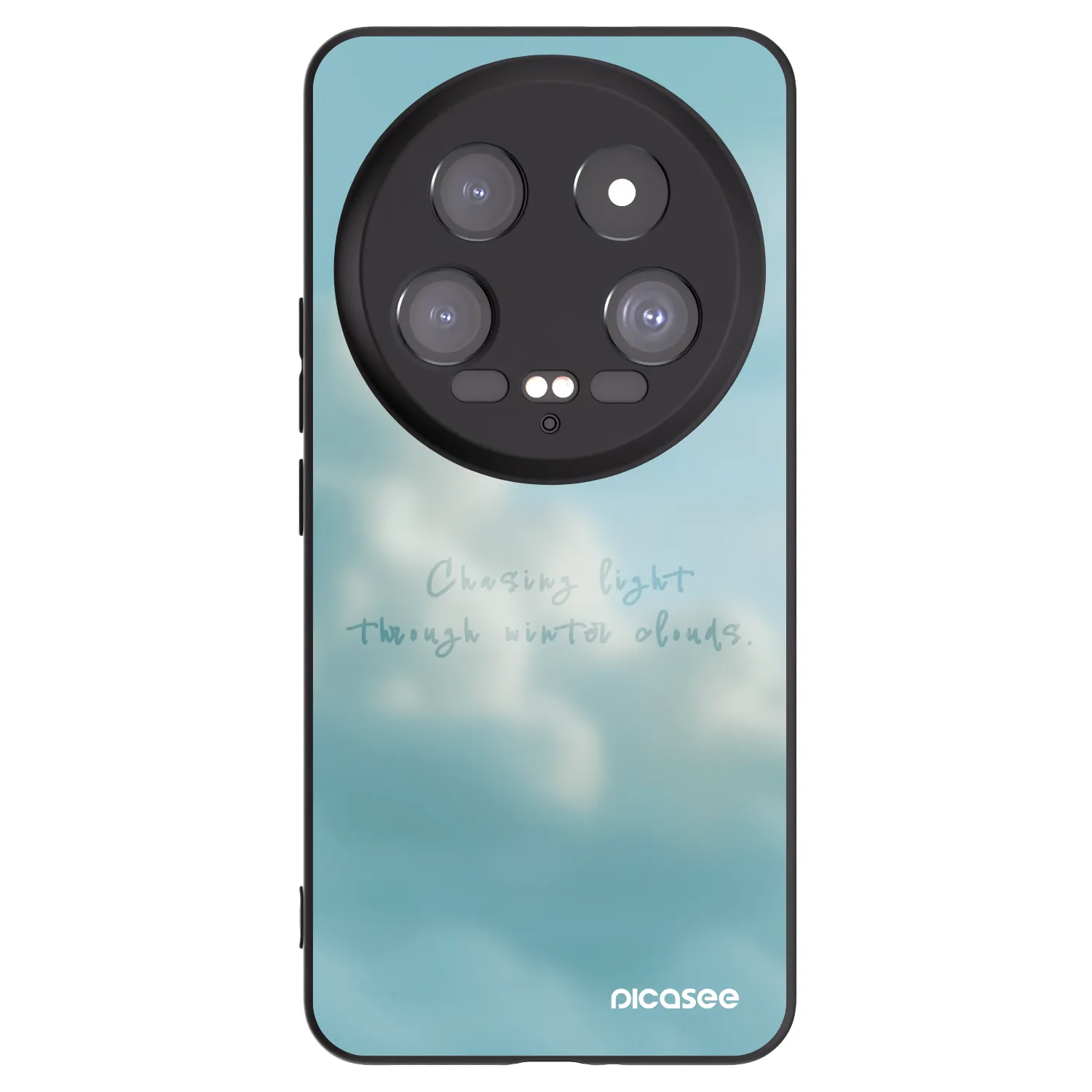 Picasee Μαύρη θήκη σιλικόνης για Xiaomi 14 Ultra - CHASiNG LIGHT