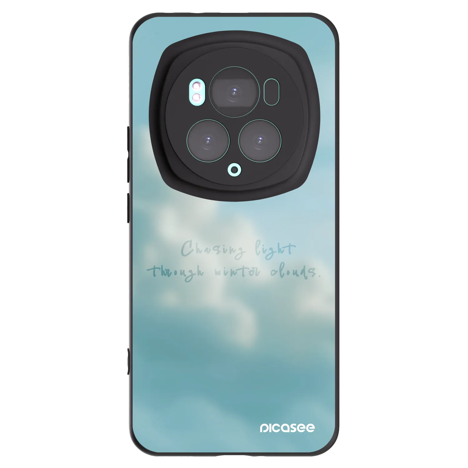 Picasee Μαύρη θήκη σιλικόνης για Honor Magic6 Pro - CHASiNG LIGHT