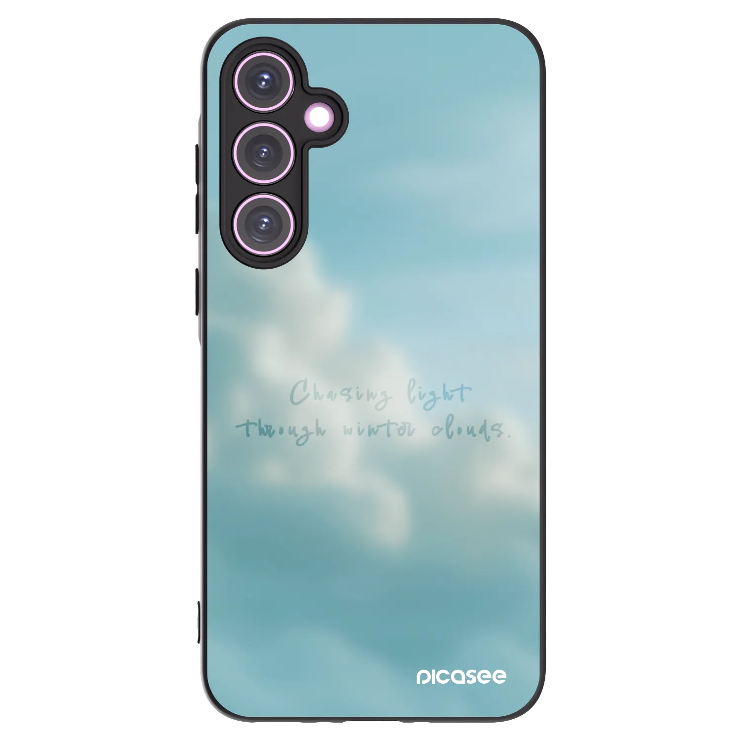 Picasee Μαύρη θήκη σιλικόνης για Samsung Galaxy A35 5G A356B - CHASiNG LIGHT