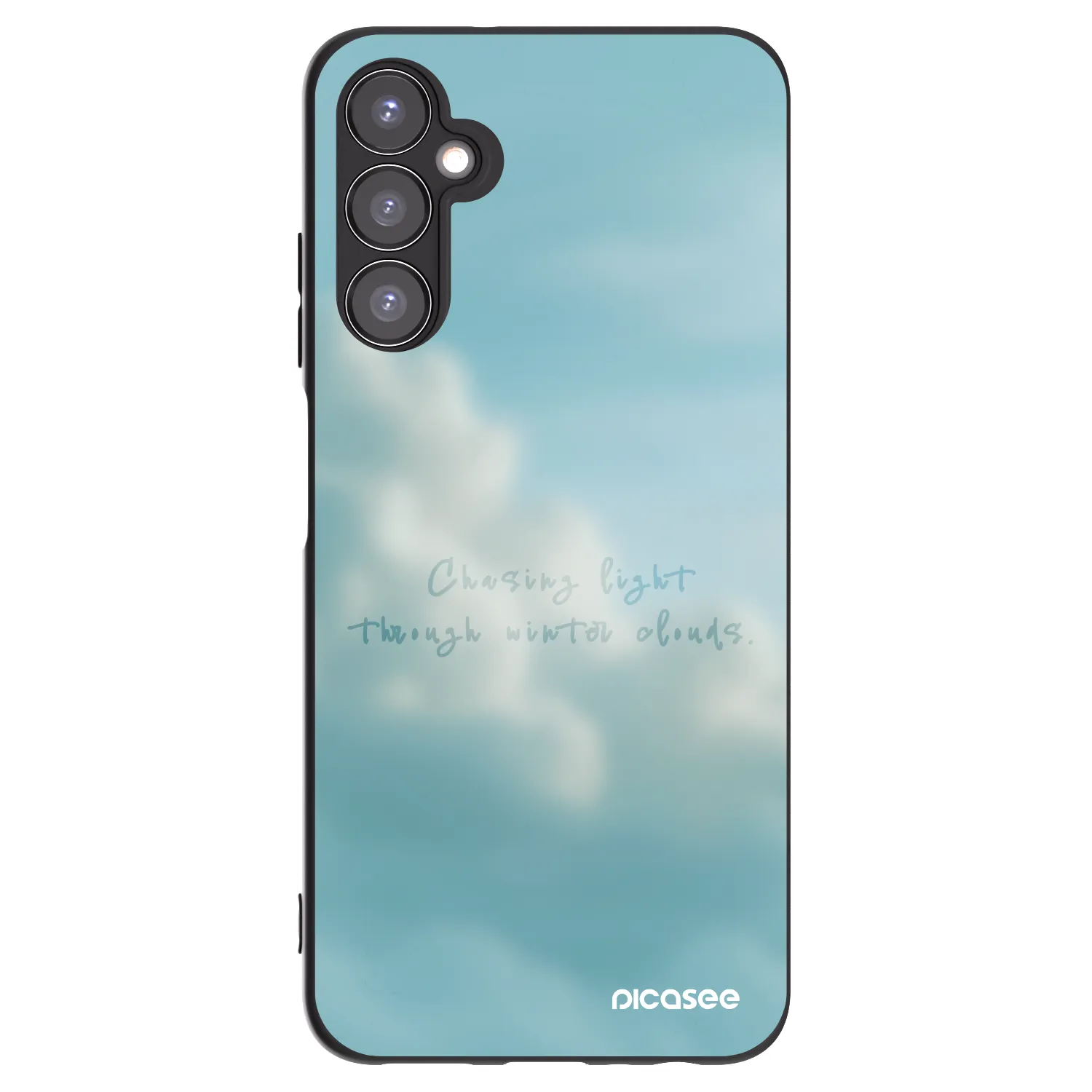 Picasee Μαύρη θήκη σιλικόνης για Samsung Galaxy A05s A057G - CHASiNG LIGHT