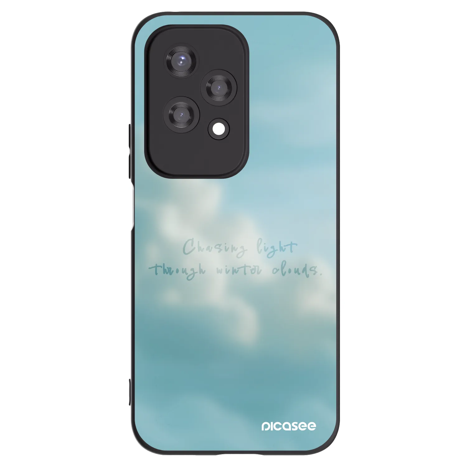 Picasee Μαύρη θήκη σιλικόνης για Honor 200 Lite - CHASiNG LIGHT