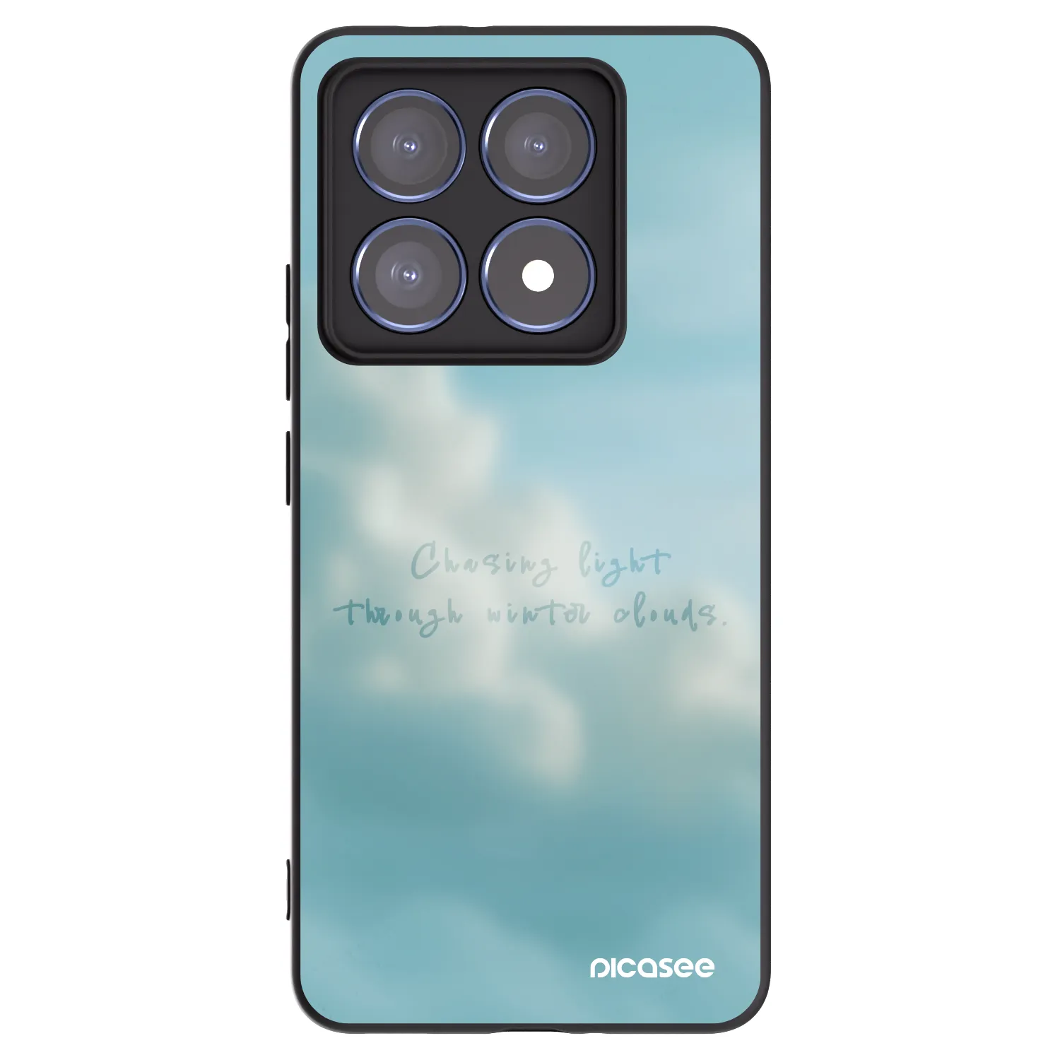 Picasee Μαύρη θήκη σιλικόνης για Xiaomi 14T Pro - CHASiNG LIGHT