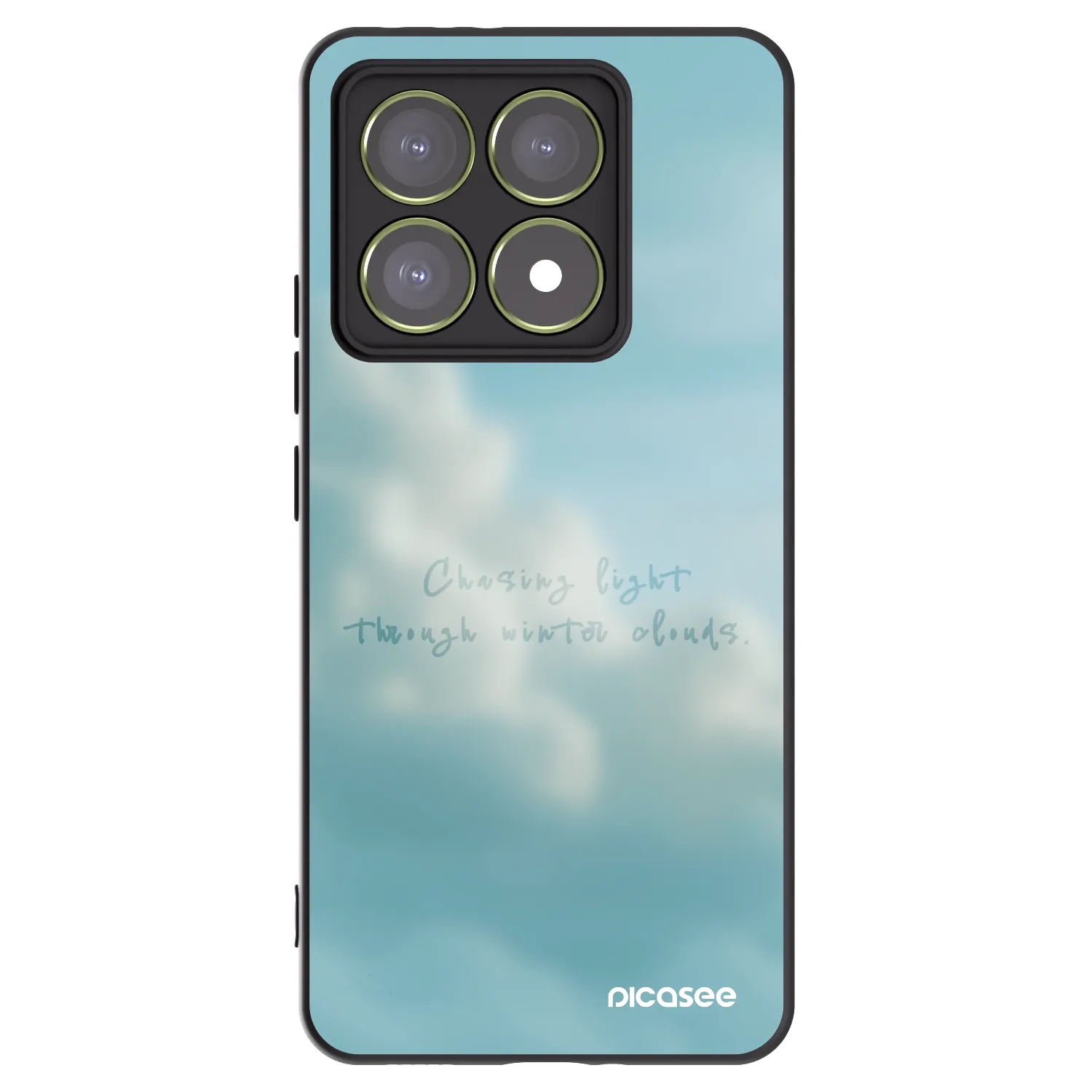 Picasee Μαύρη θήκη σιλικόνης για Xiaomi 14T - CHASiNG LIGHT