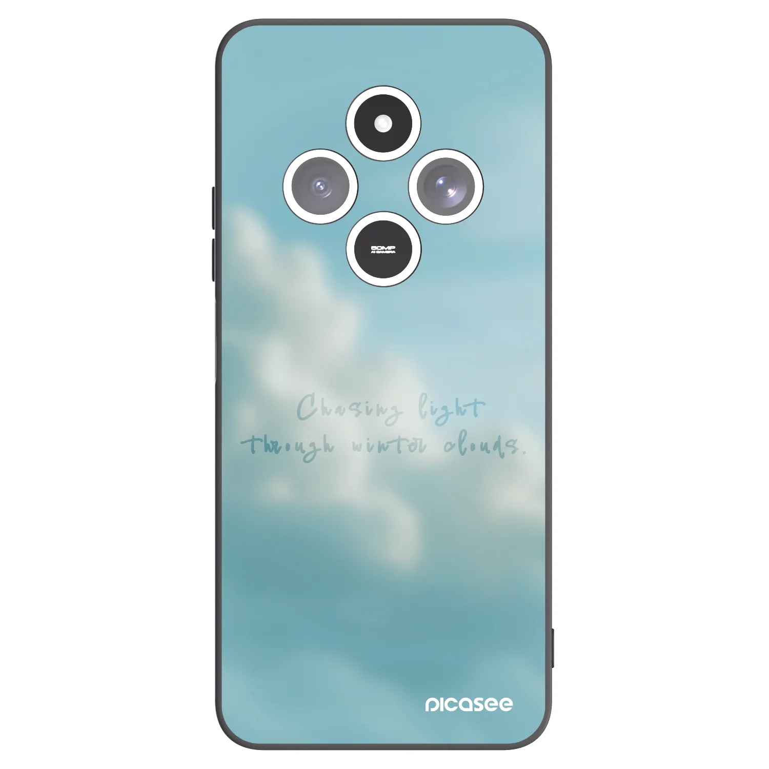 Picasee Μαύρη θήκη σιλικόνης για Xiaomi Redmi 14C - CHASiNG LIGHT