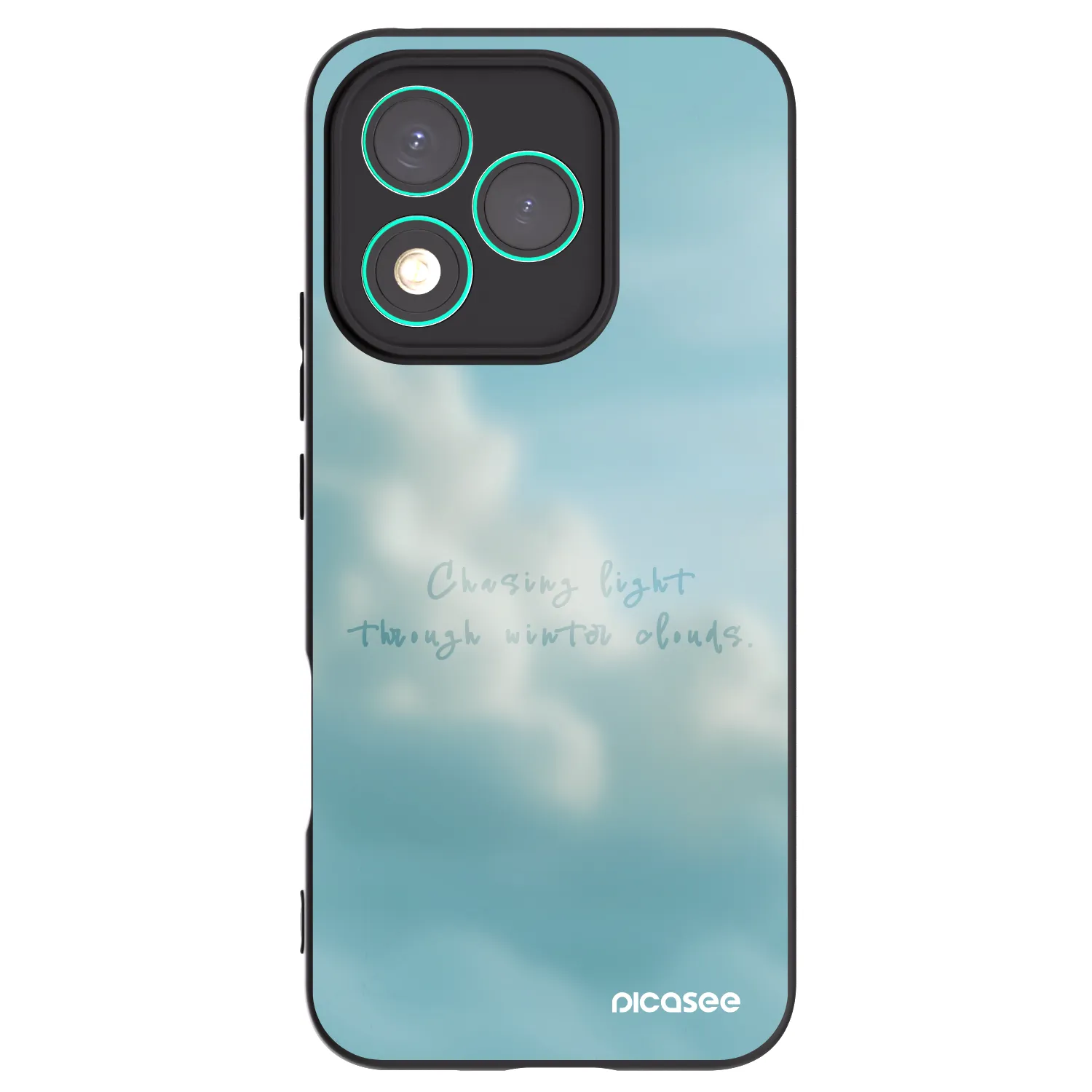 Picasee Μαύρη θήκη σιλικόνης για Honor 400 Lite 5G - CHASiNG LIGHT