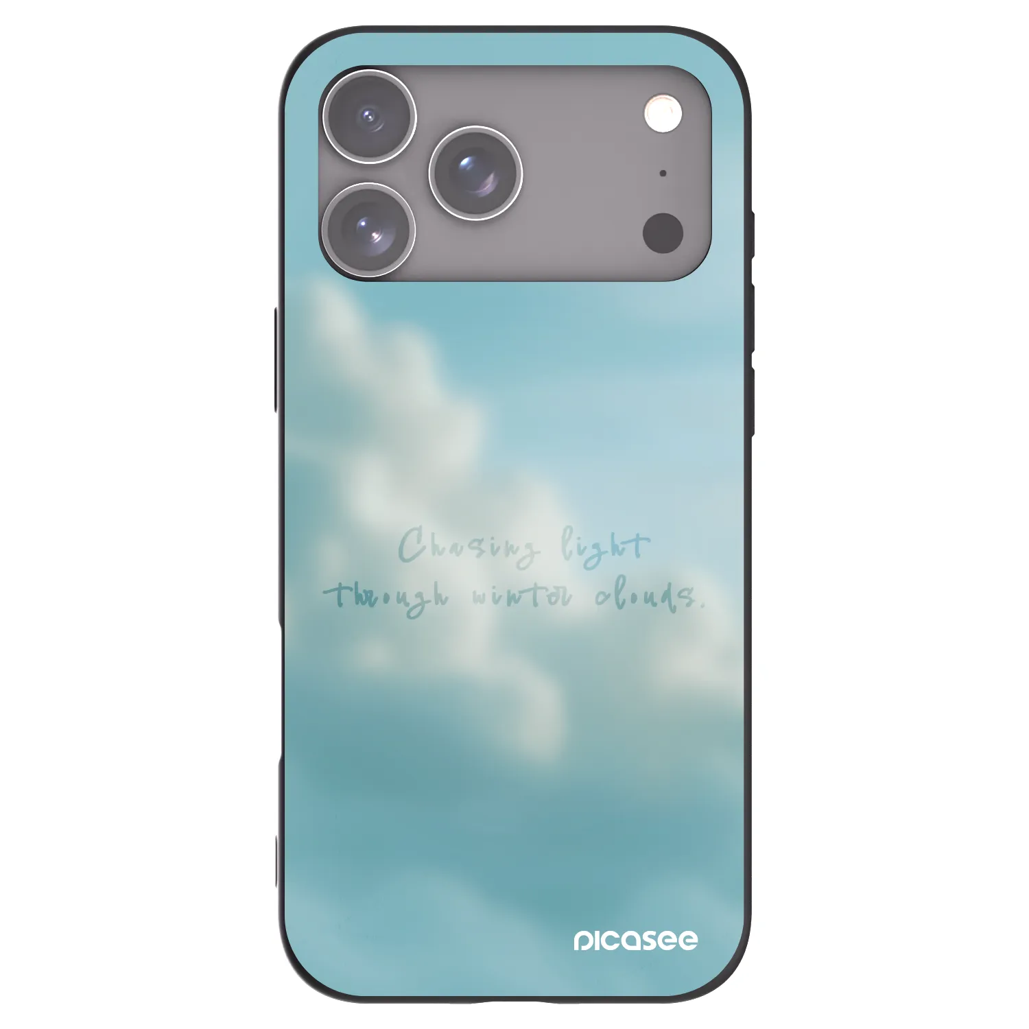 Picasee Μαύρη θήκη σιλικόνης για Apple iPhone 17 Pro Max - CHASiNG LIGHT