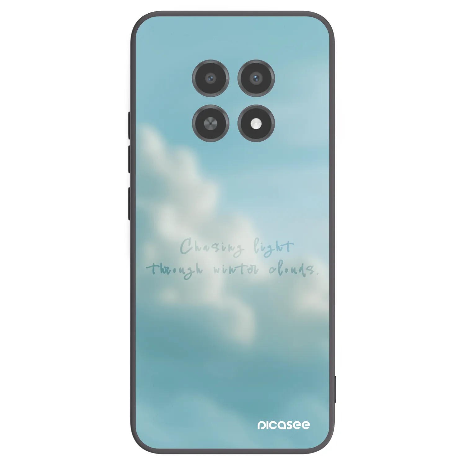 Picasee Μαύρη θήκη σιλικόνης για Realme 12X - CHASiNG LIGHT