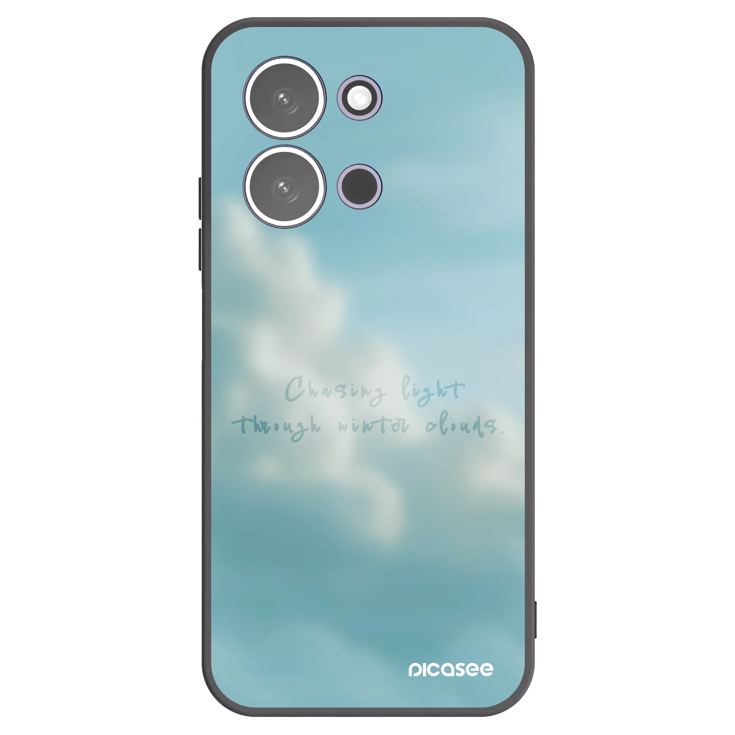 Picasee Μαύρη θήκη σιλικόνης για Xiaomi Redmi 15C 5G - CHASiNG LIGHT