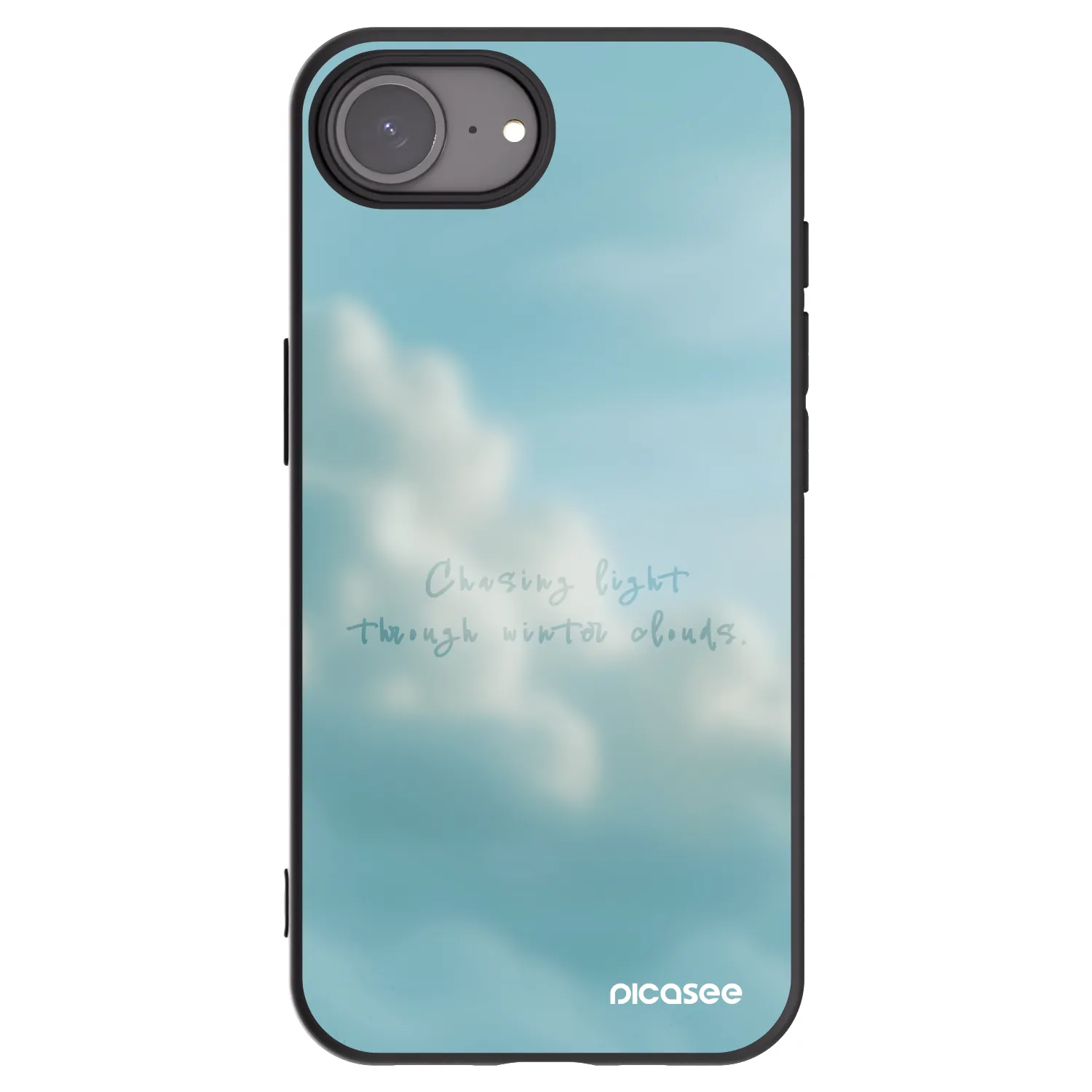 Picasee Μαύρη θήκη σιλικόνης για Apple iPhone 17e - CHASiNG LIGHT