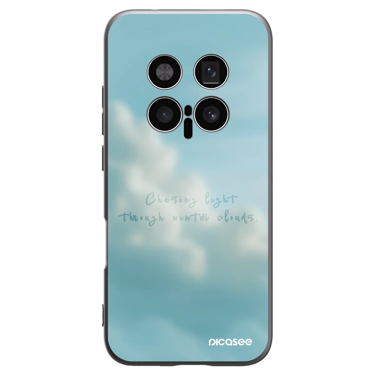Picasee Μαύρη θήκη σιλικόνης για Honor Magic8 Pro 5G - CHASiNG LIGHT