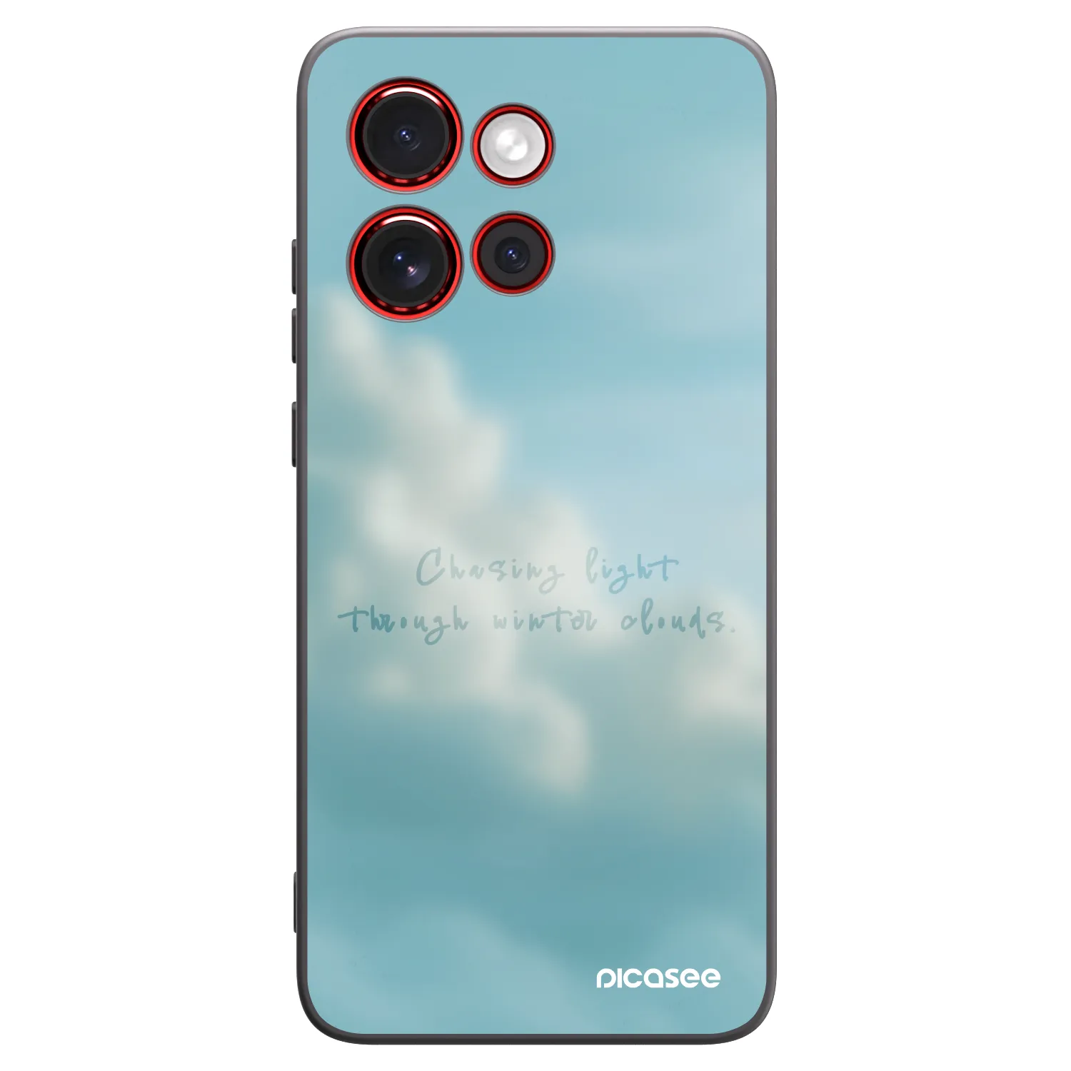 Picasee Μαύρη θήκη σιλικόνης για Motorola Edge 60 Neo 5G - CHASiNG LIGHT