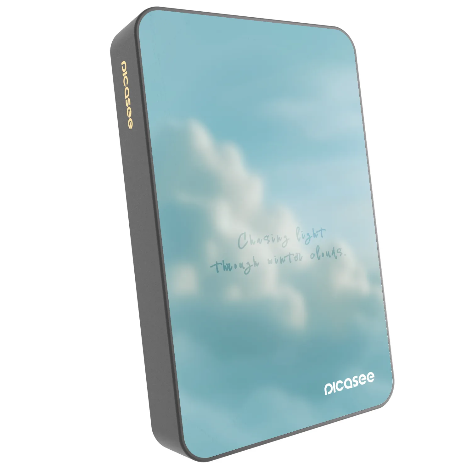 Picasee Powerbank με MagSafe 10 000 mAh Γκρί - CHASiNG LIGHT