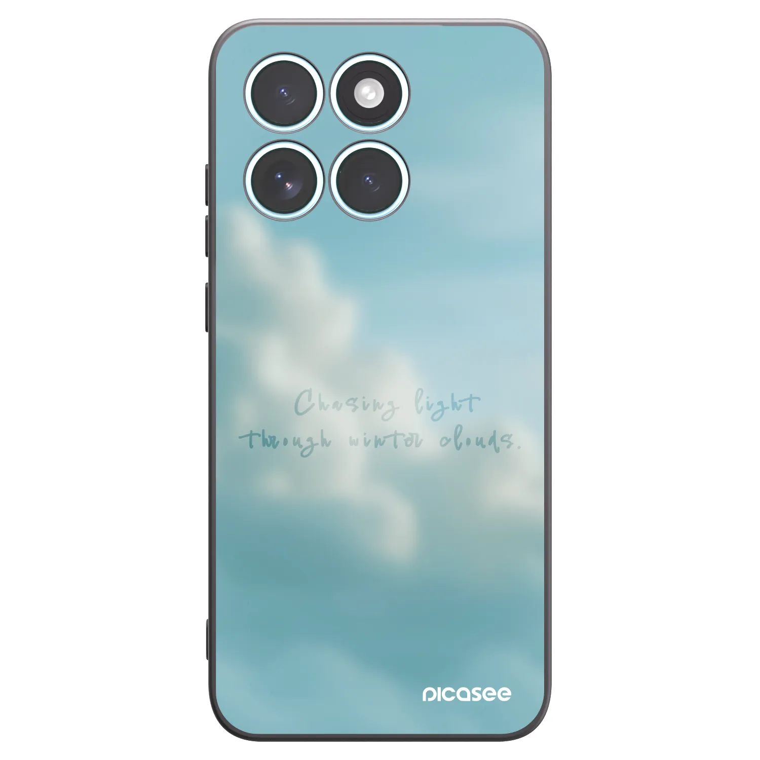 Picasee Μαύρη θήκη σιλικόνης για Motorola Edge 70 Fusion - CHASiNG LIGHT