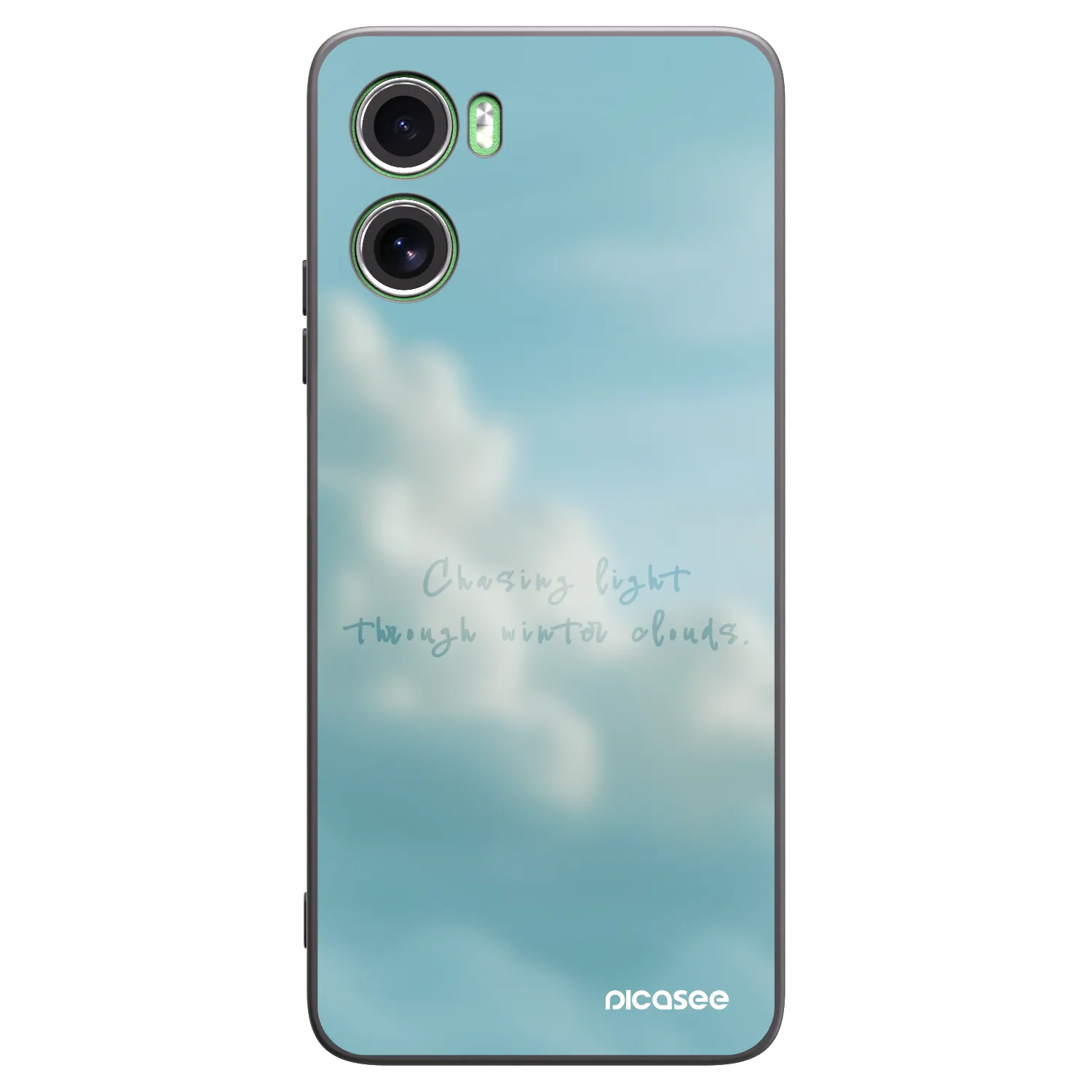 Picasee Μαύρη θήκη σιλικόνης για Motorola Moto G06 - CHASiNG LIGHT