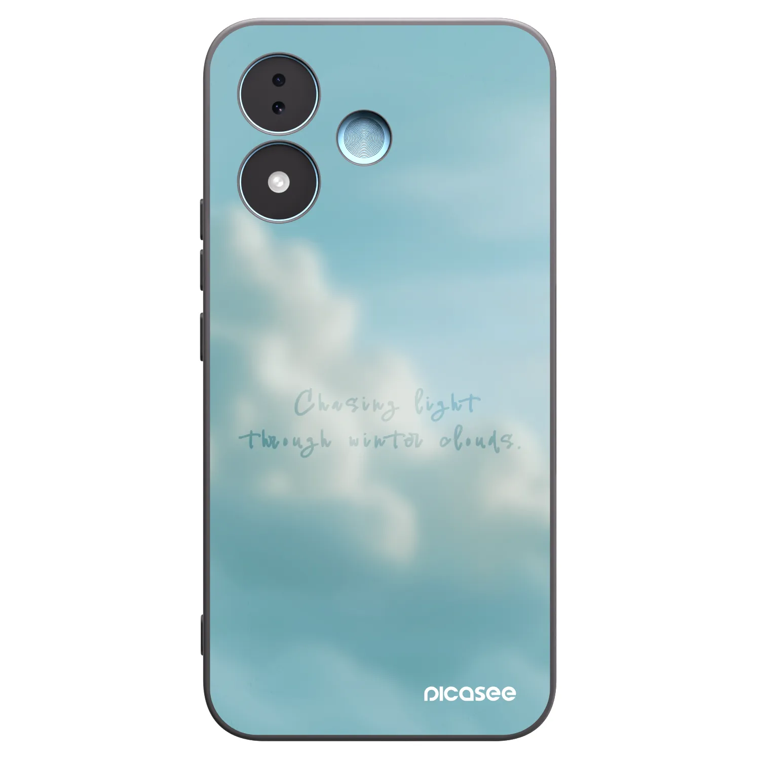 Picasee Μαύρη θήκη σιλικόνης για Xiaomi Redmi Note 17 5G - CHASiNG LIGHT
