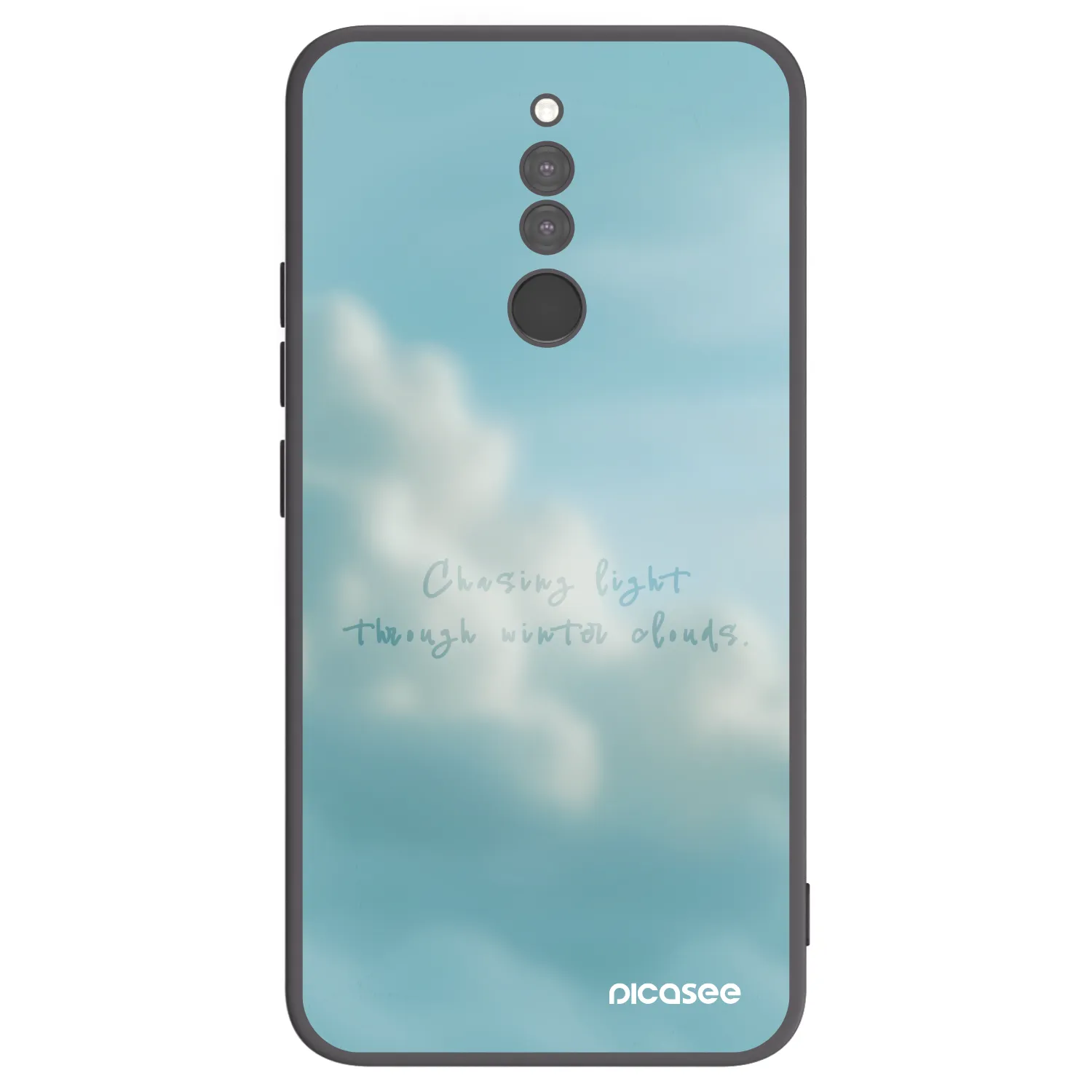 Picasee Μαύρη θήκη σιλικόνης για Xiaomi Redmi 8 - CHASiNG LIGHT